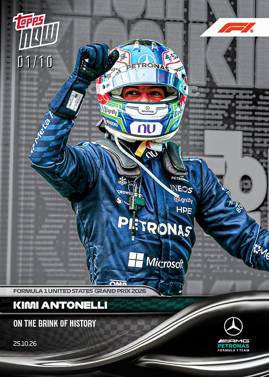 Kimi Antonelli - 2026 F1 Topps NOW® #68 United States GP 贏車卡【團購】