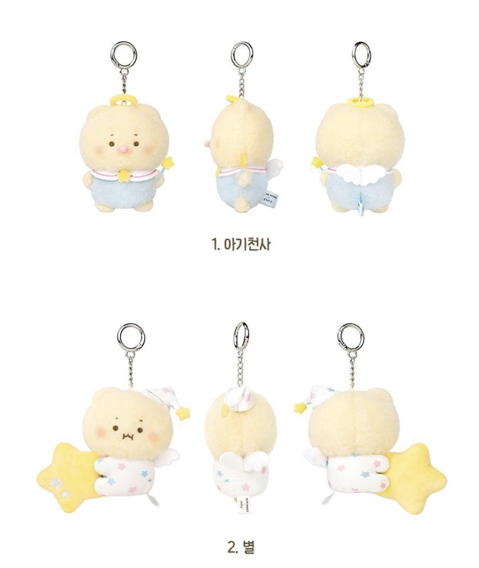 韓國 Olive Young X 土豆熊 聯名限定 公仔鑰匙扣 掛飾