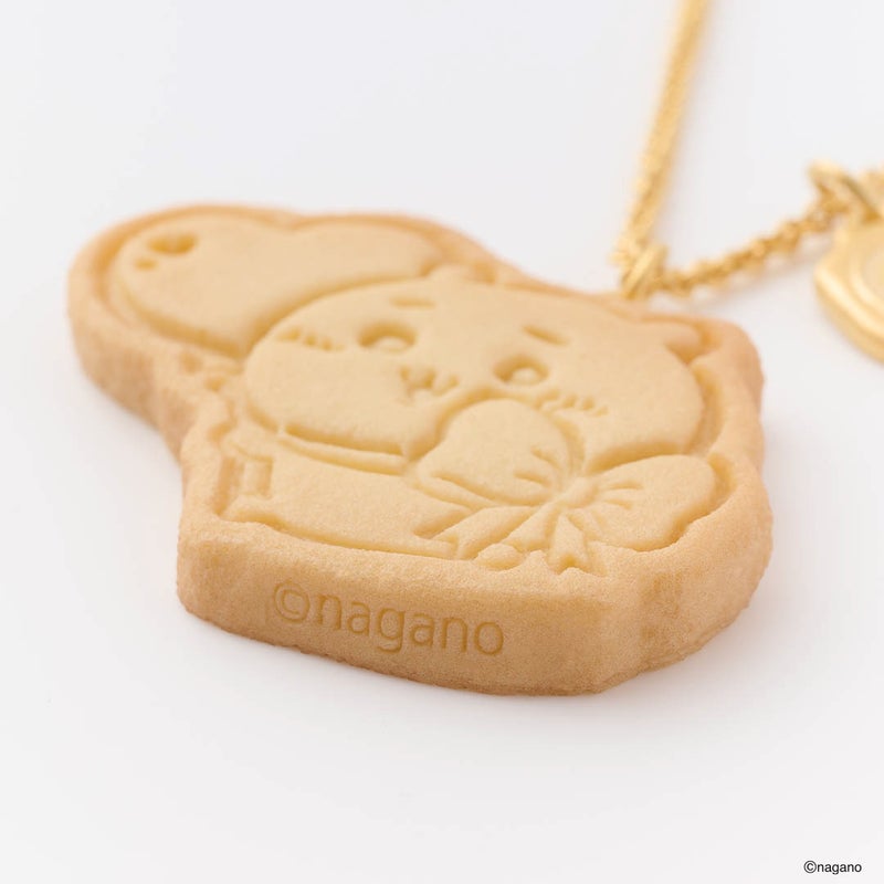 《Pre-Order》Cookie Necklace / Bag Charm 曲奇造型項鍊 / 掛飾｜Chiikawa 吉伊卡哇 X Q-pot. (26CKW27-P)