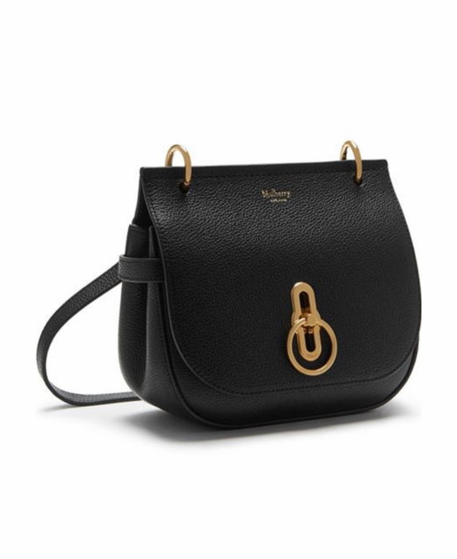 Mulberry 女士 黑色皮質單肩包均碼碼長度：20cm  寬度：8cm  高度：18cm