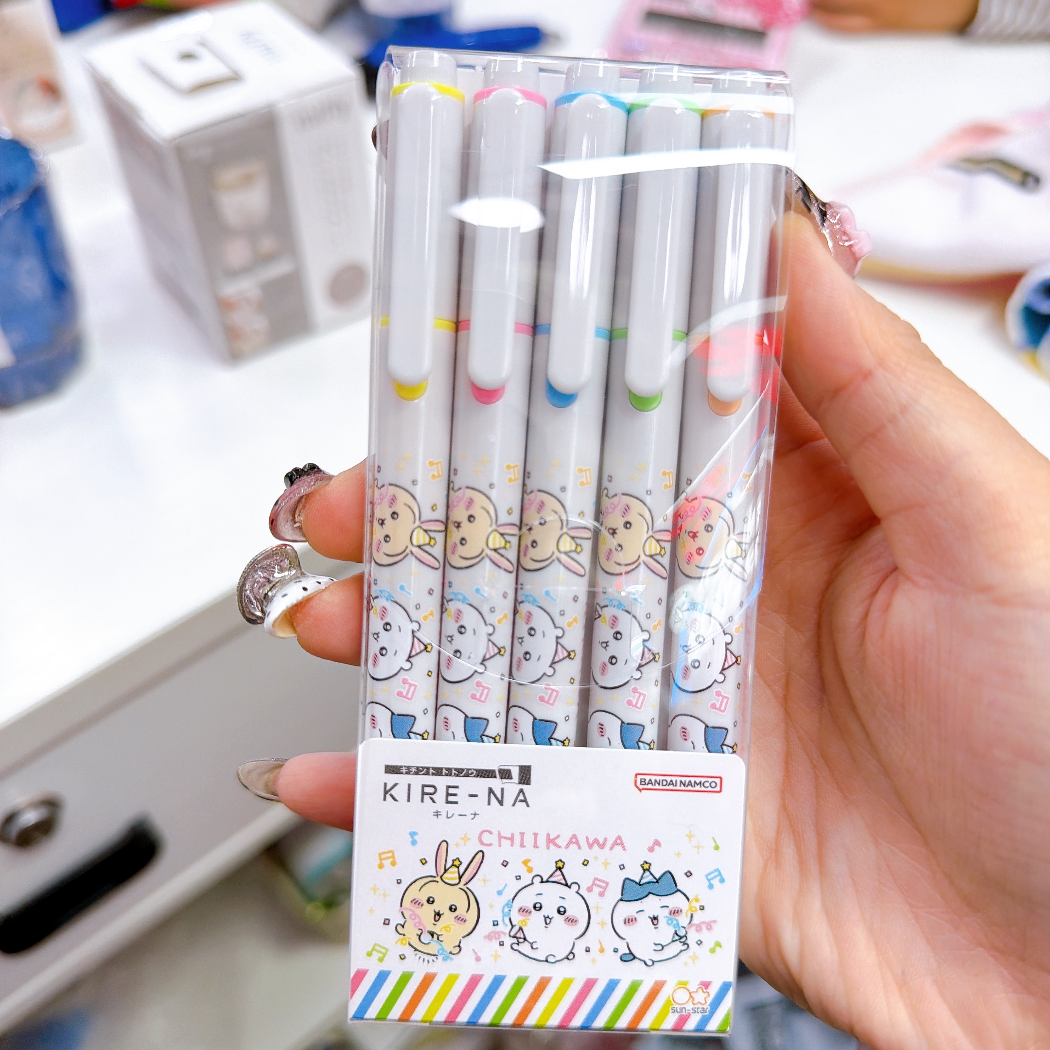 日本直送chiikawa 新款長毛巾螢光筆