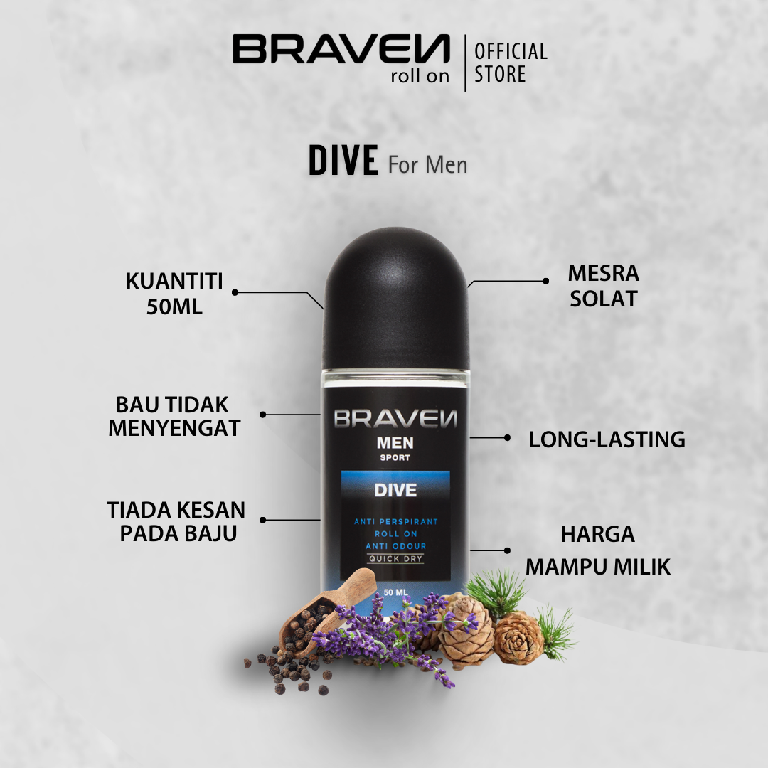 Braven Deodorant - Dive 50ml