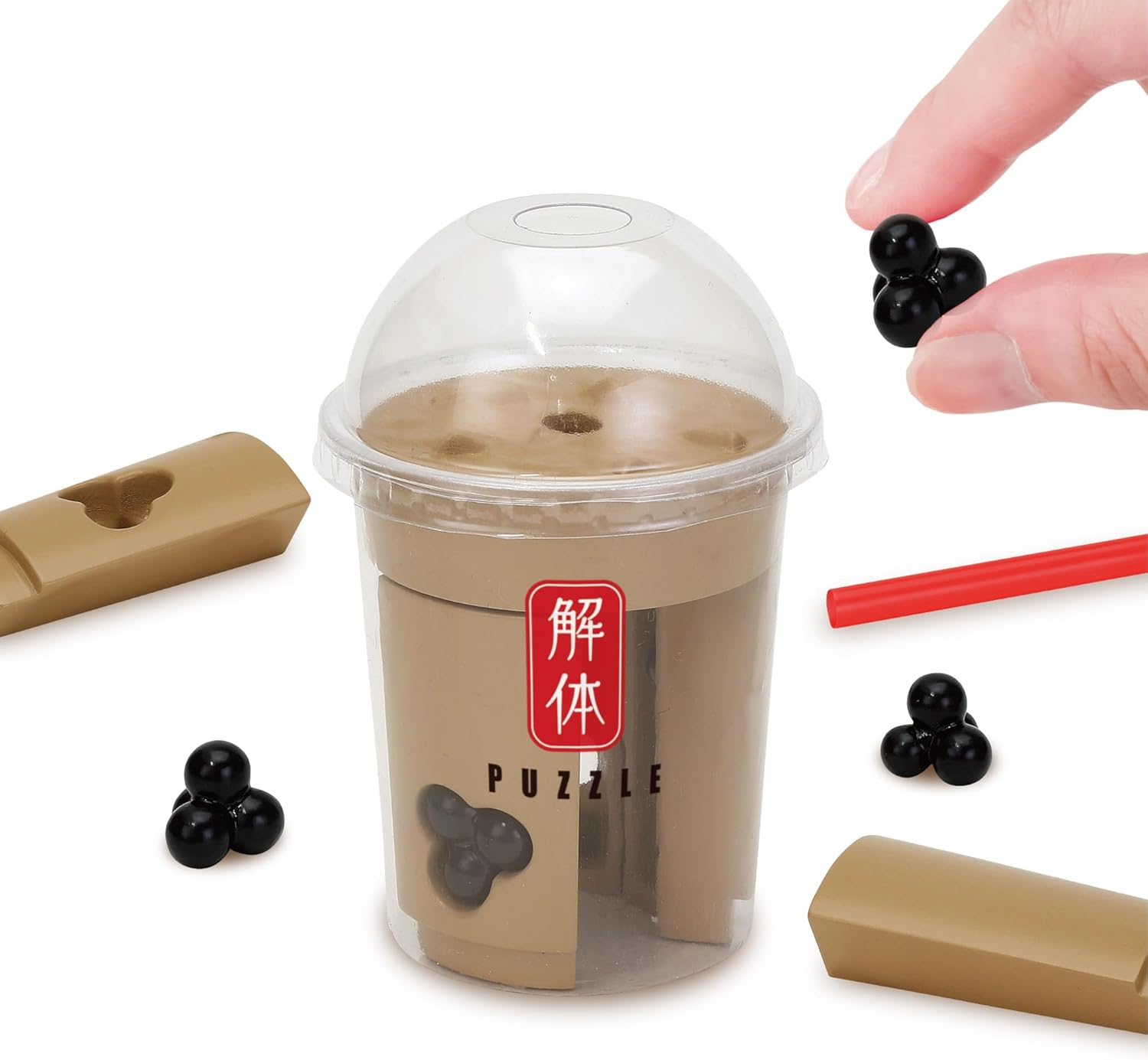(行版) Megahouse 解體拼圖 Lite 食物系列 珍珠奶茶 立體拼圖 Kaitai Puzzle Lite Tapioca Milk Tea Puzzle 
