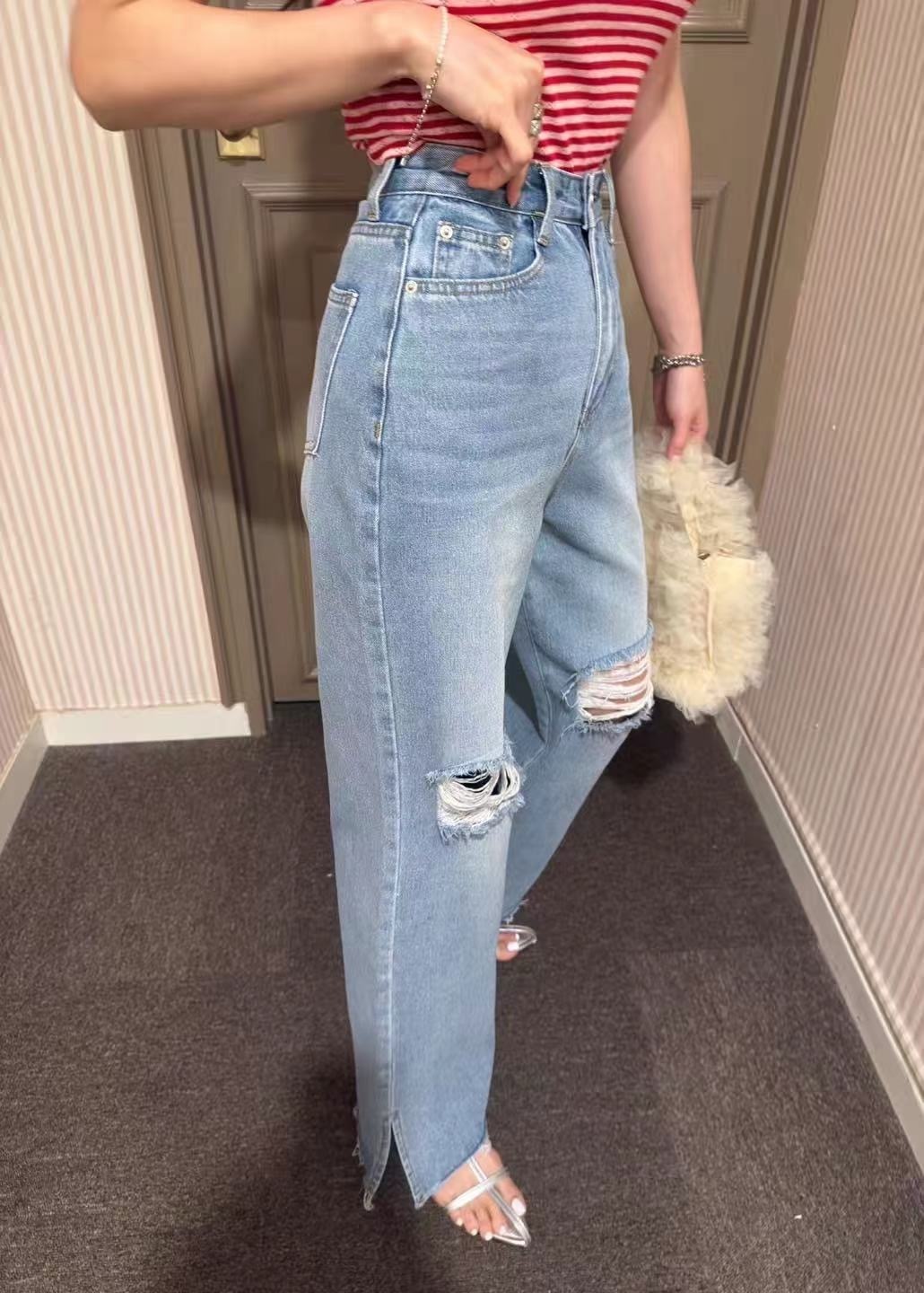 ♥︎ Premium - Denver Casual Friday Ripped Jeans