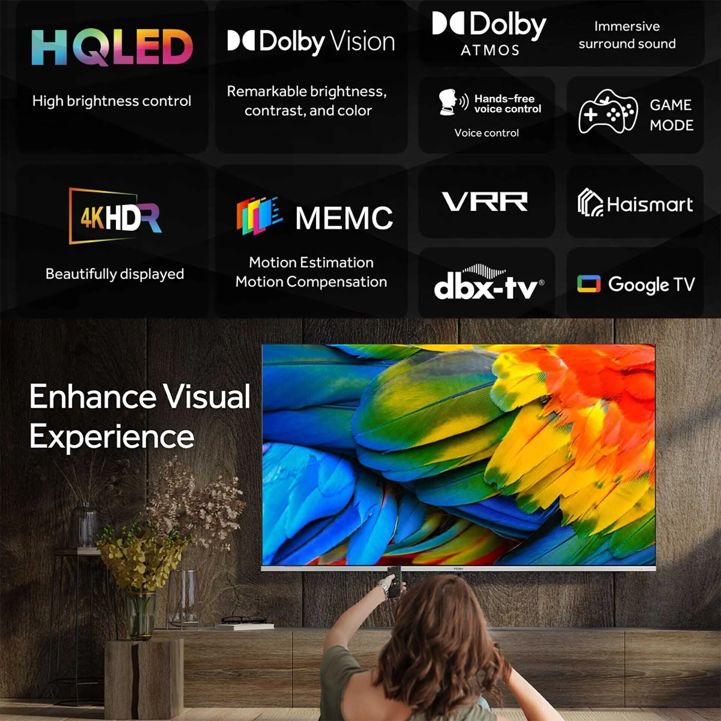 Haier 55" HQLED Smart TV (H55P750UX)