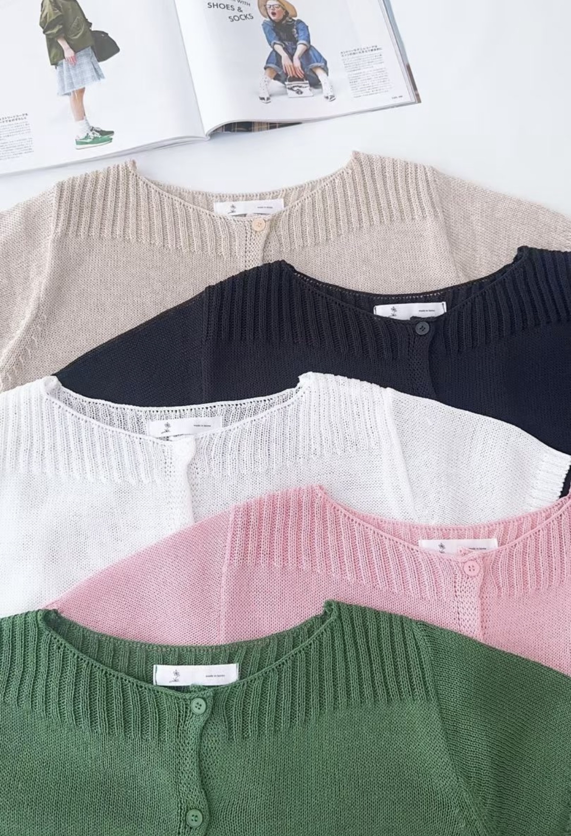 ❥ 文 青 針 織 上 衣 。