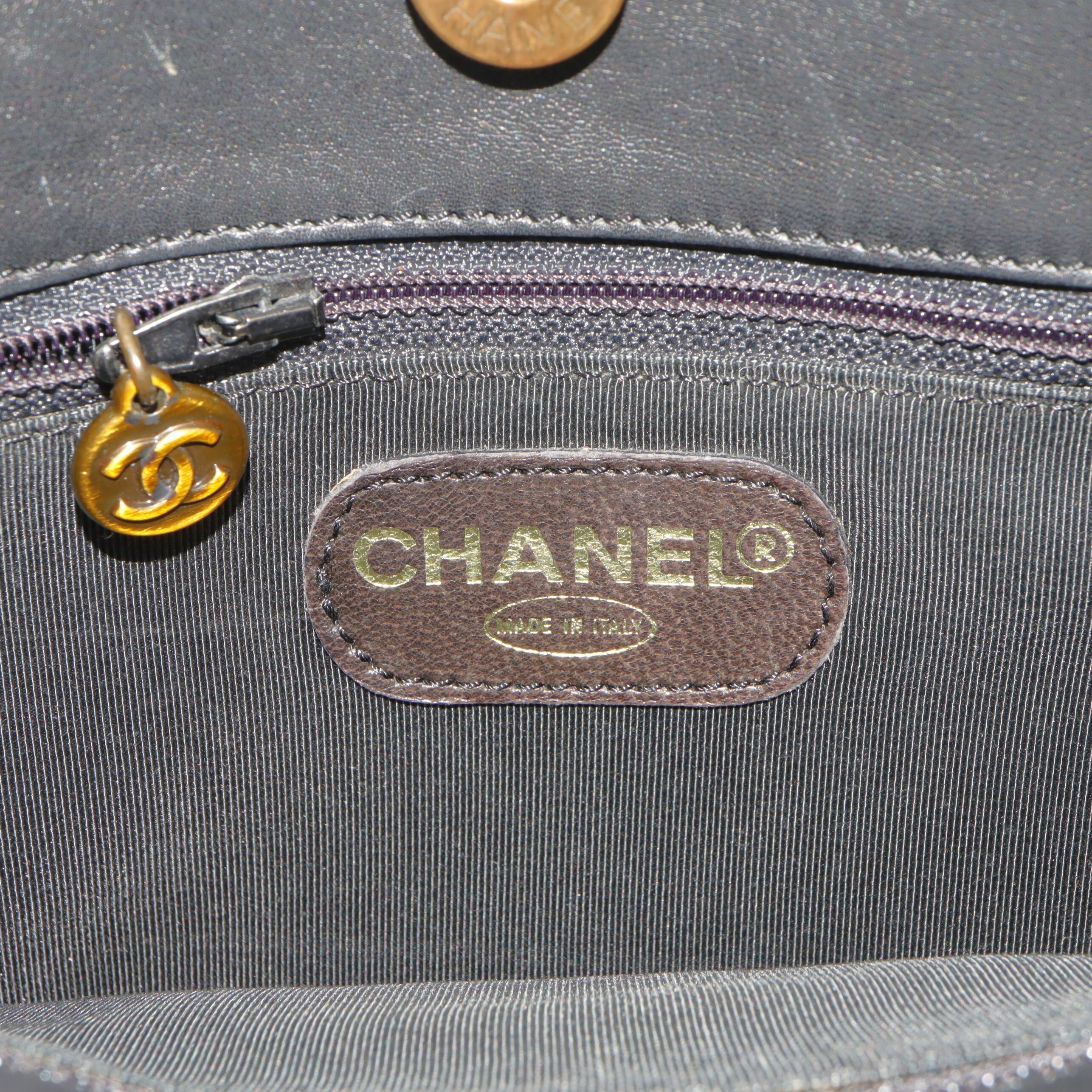 Chanel Coco Mark Tortoiseshell Fringe Shoulder Bag