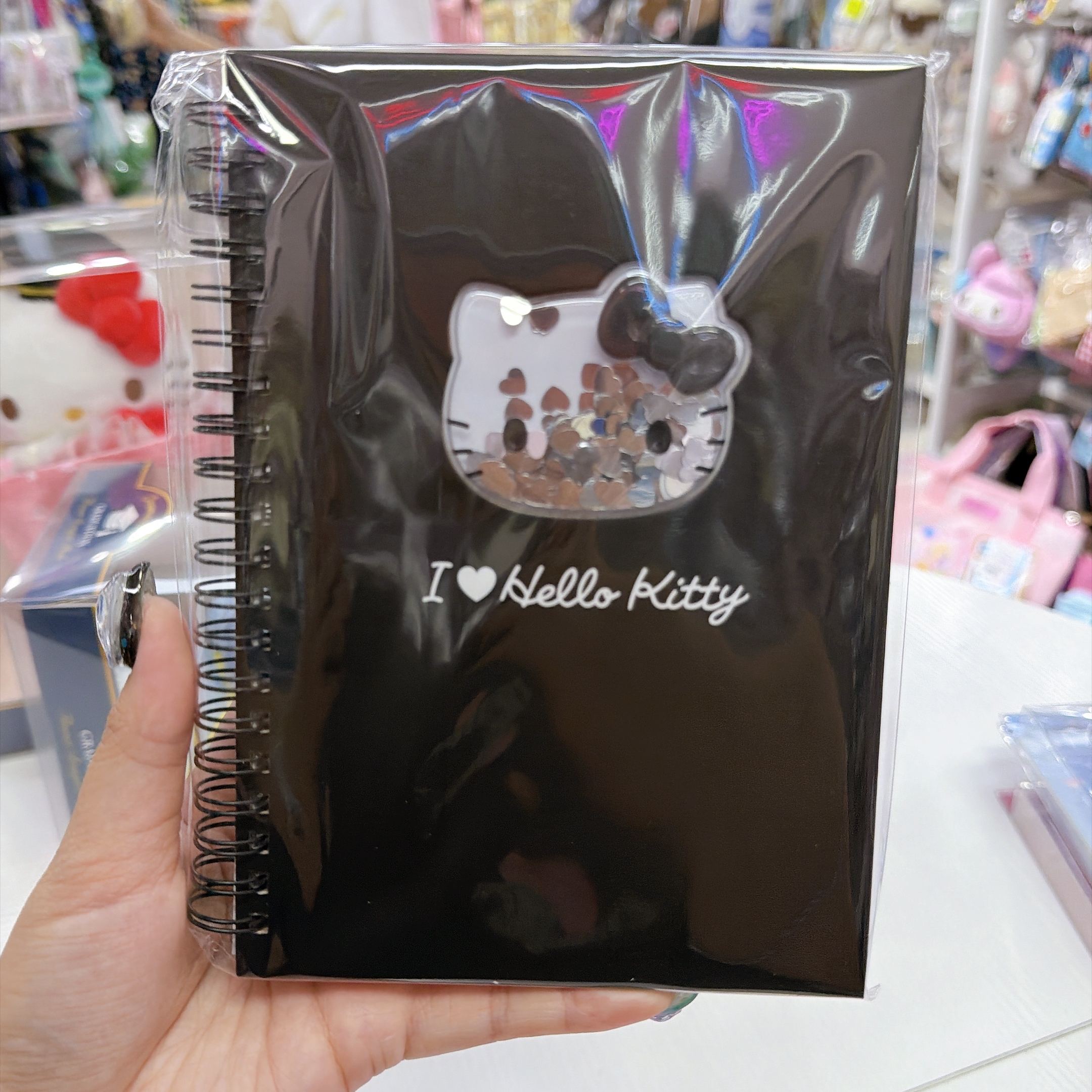 日本直送Hello Kitty新款b5單行簿 頭形磁石