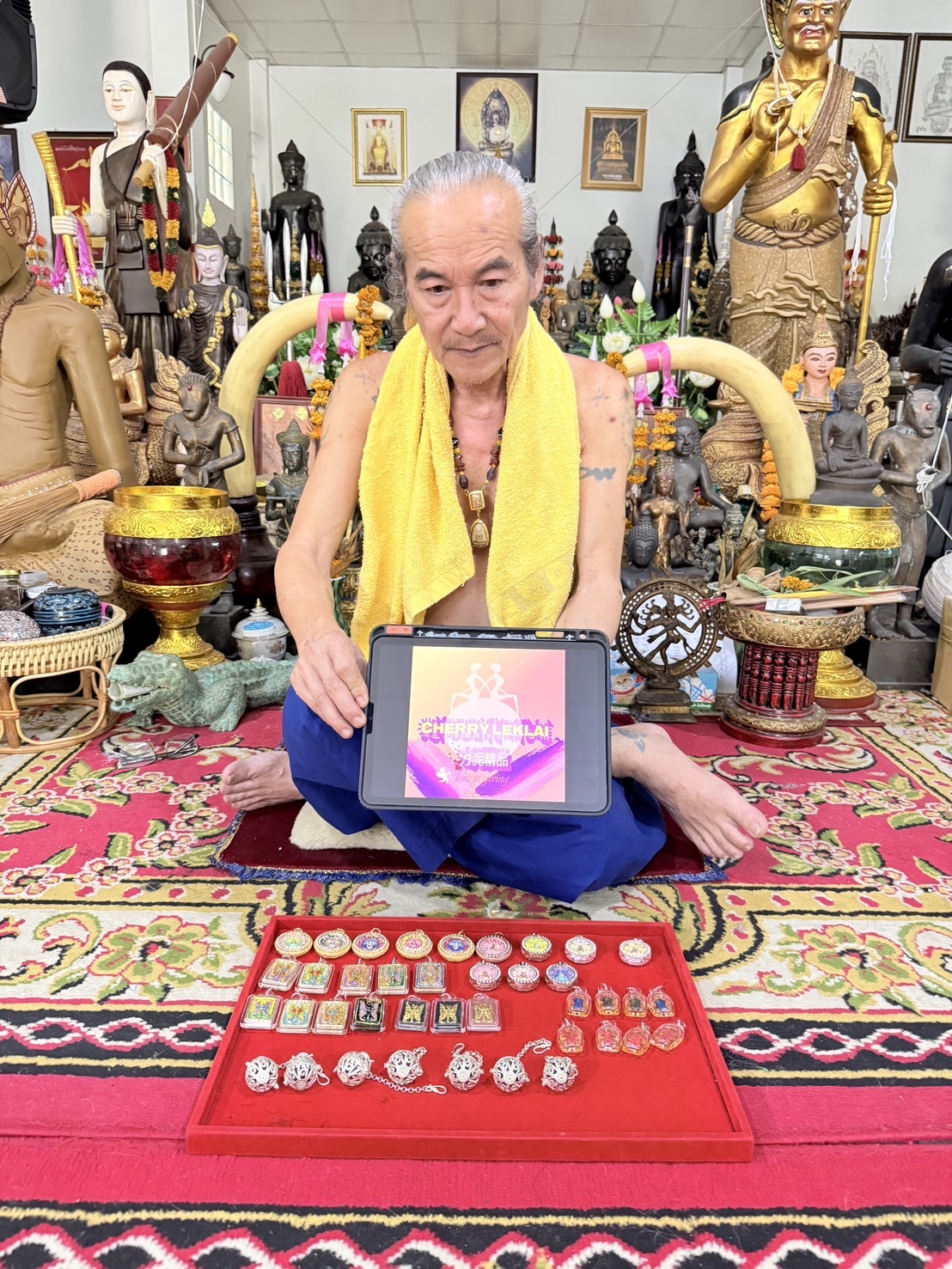 老鼠喝貓奶符珠(特別版)配純銀殼吊飾 阿贊力礦 早年親自加持聖物