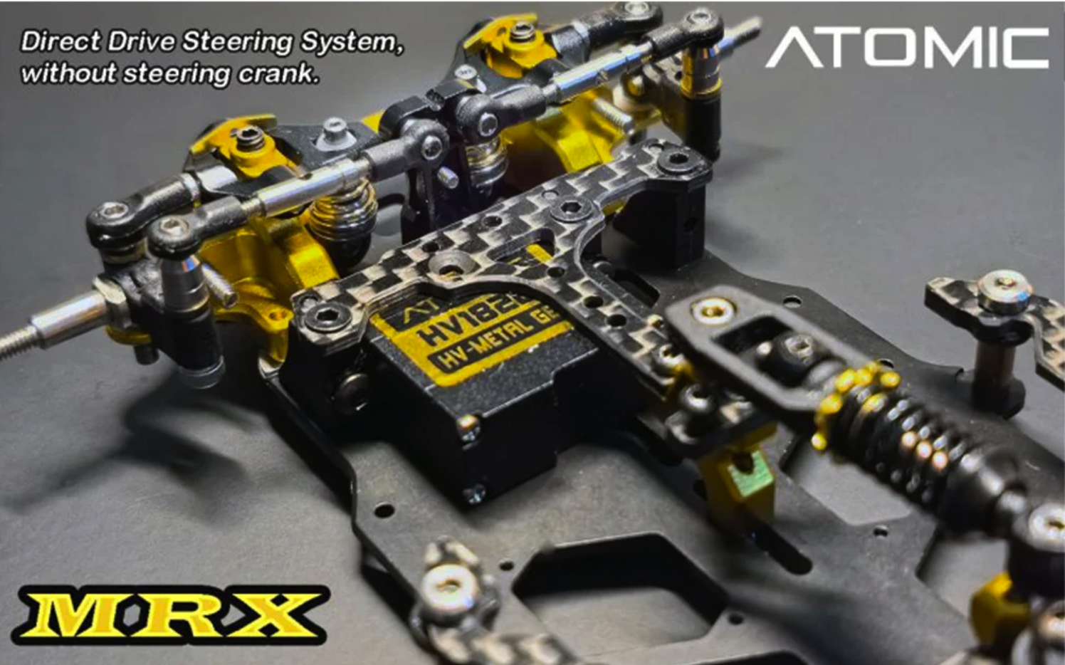 Atomic 1/28 MRX 2WD Linkless Pan Car Kit w/o Electronics MRX