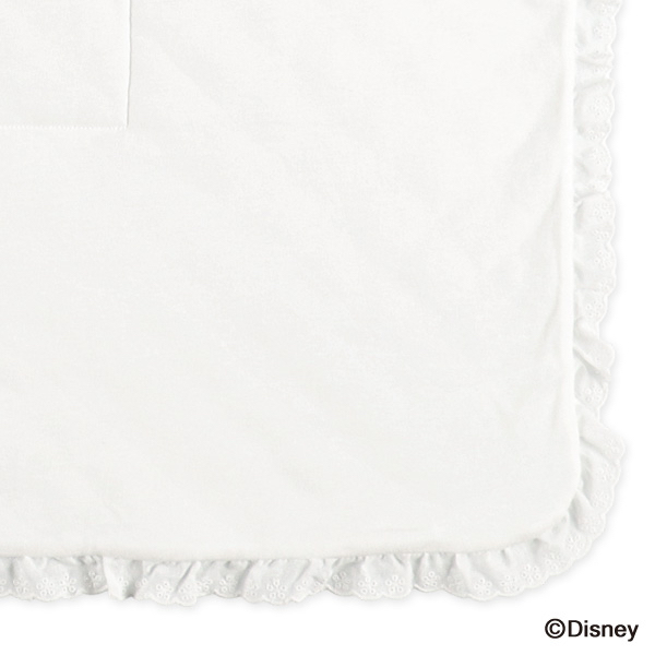 🇯🇵預訂 日本直送🇯🇵米奇米妮刺繡蕾絲絲帶絎縫包被襁褓