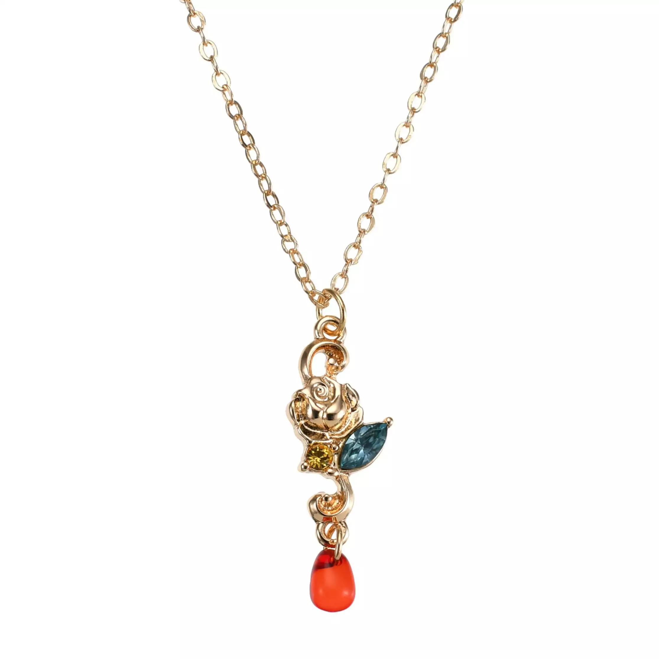 🌸 【預訂】Beauty and the Beast Necklace - Disney Store 6/10新品