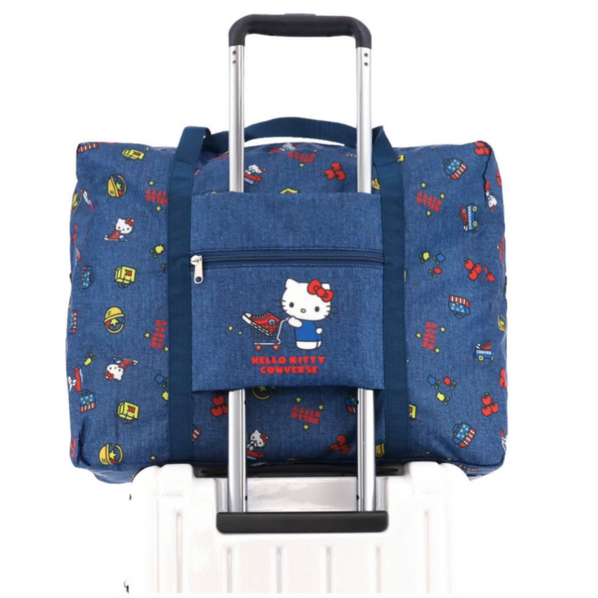 日本限定Hello Kitty x Converse系列第二彈 - 大容量摺疊旅行袋 不包郵