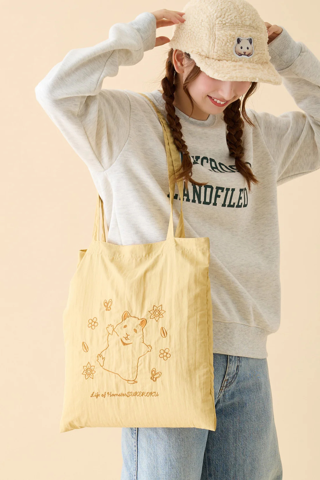 日本預訂📍助六之日常刺繡圖案Tote Bag