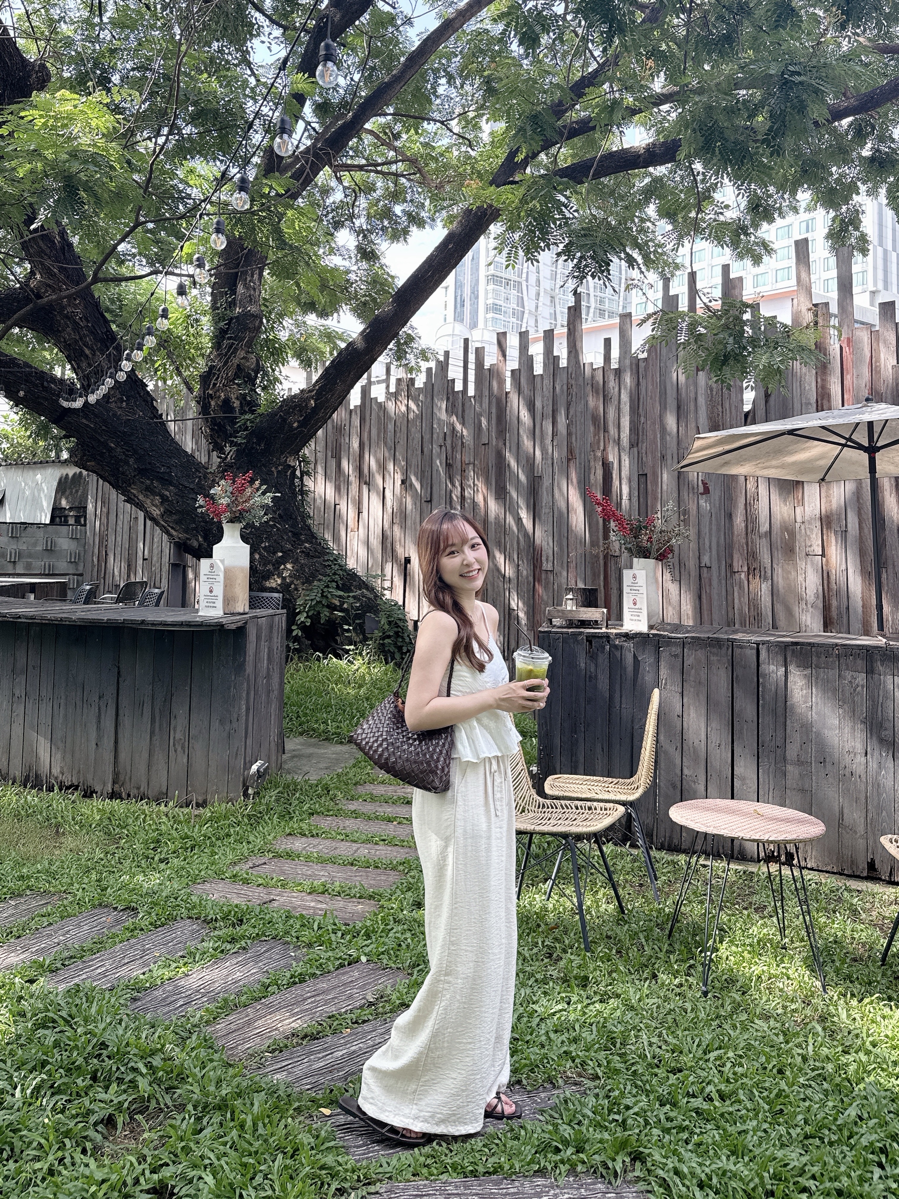 【泰國直送】法式慵懶混棉麻寬褲