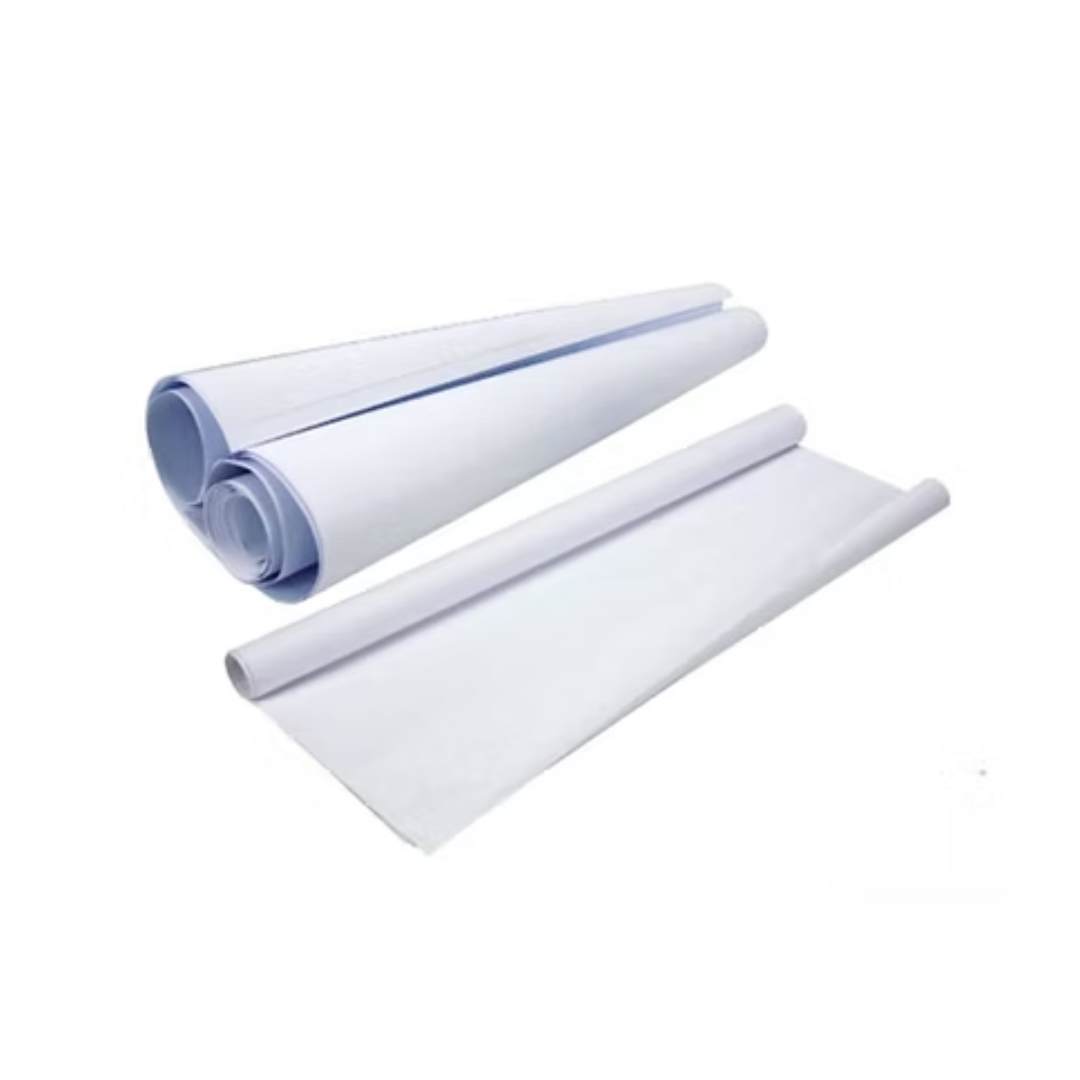 White Mahjong Paper 50gsm 31” × 31″ - Roll of 30 Sheets