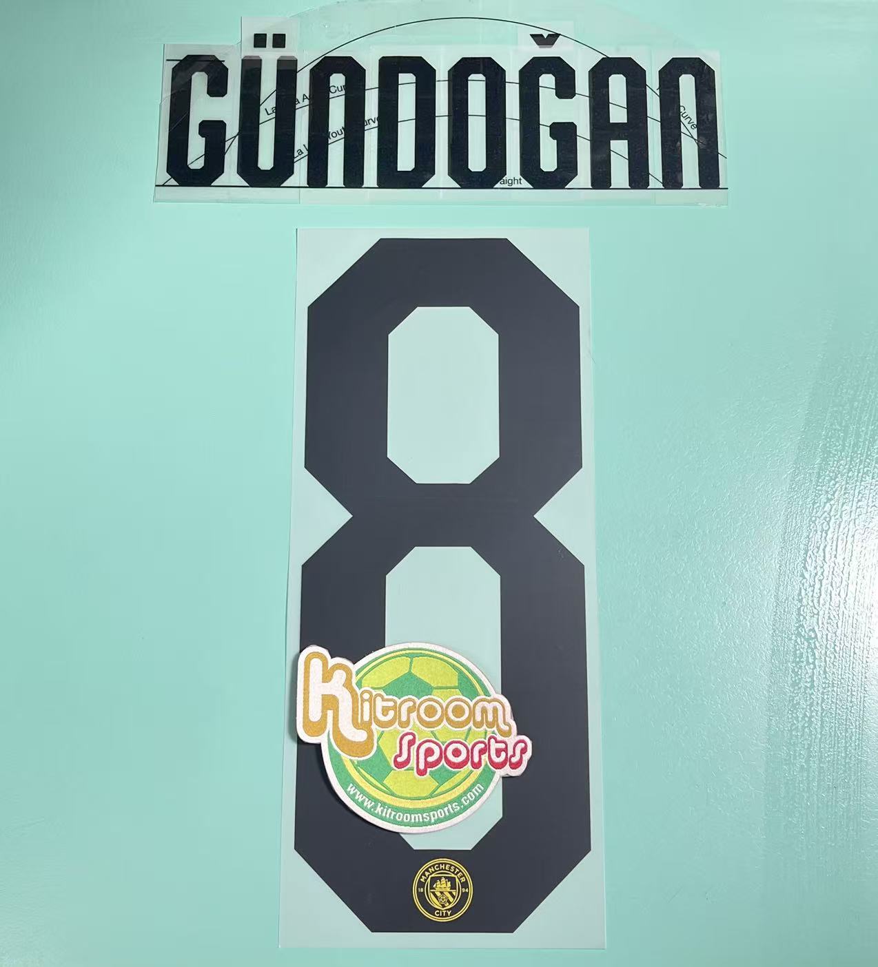 2019-20 Manchester City 3RD UCL Nameset #8 GUNDOGAN