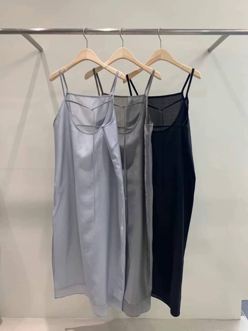 Minimalist Silky Camisole Long Top‖ 简约丝感吊带长版上衣 KR02622203