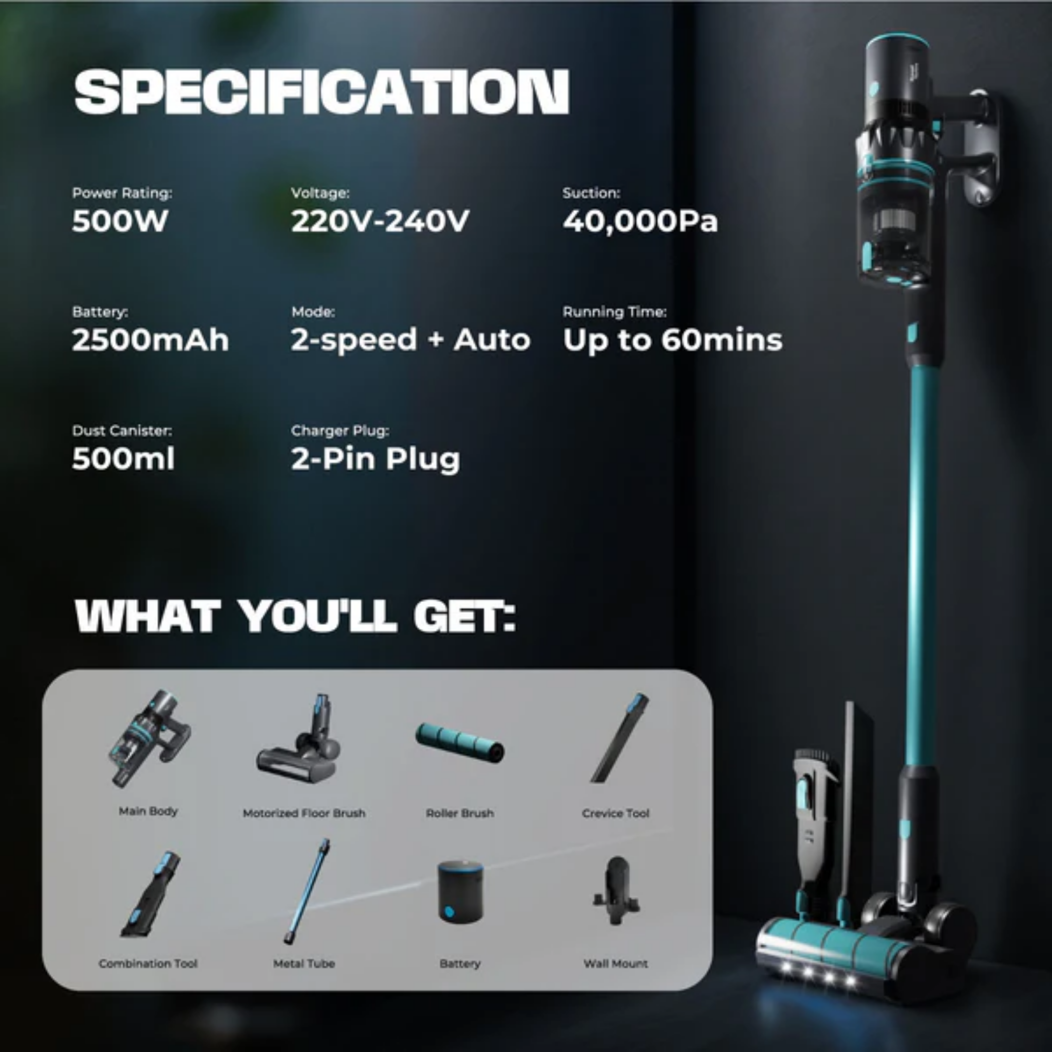 Russell Taylors Vortex Cyclone Vacuum Cleaner