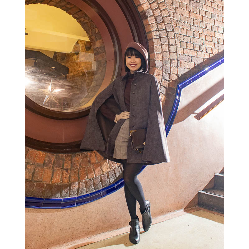 (Ready/Custom-Made)Vintage Style Classic Winter Cape Coat /Cape Jacket(FM168)