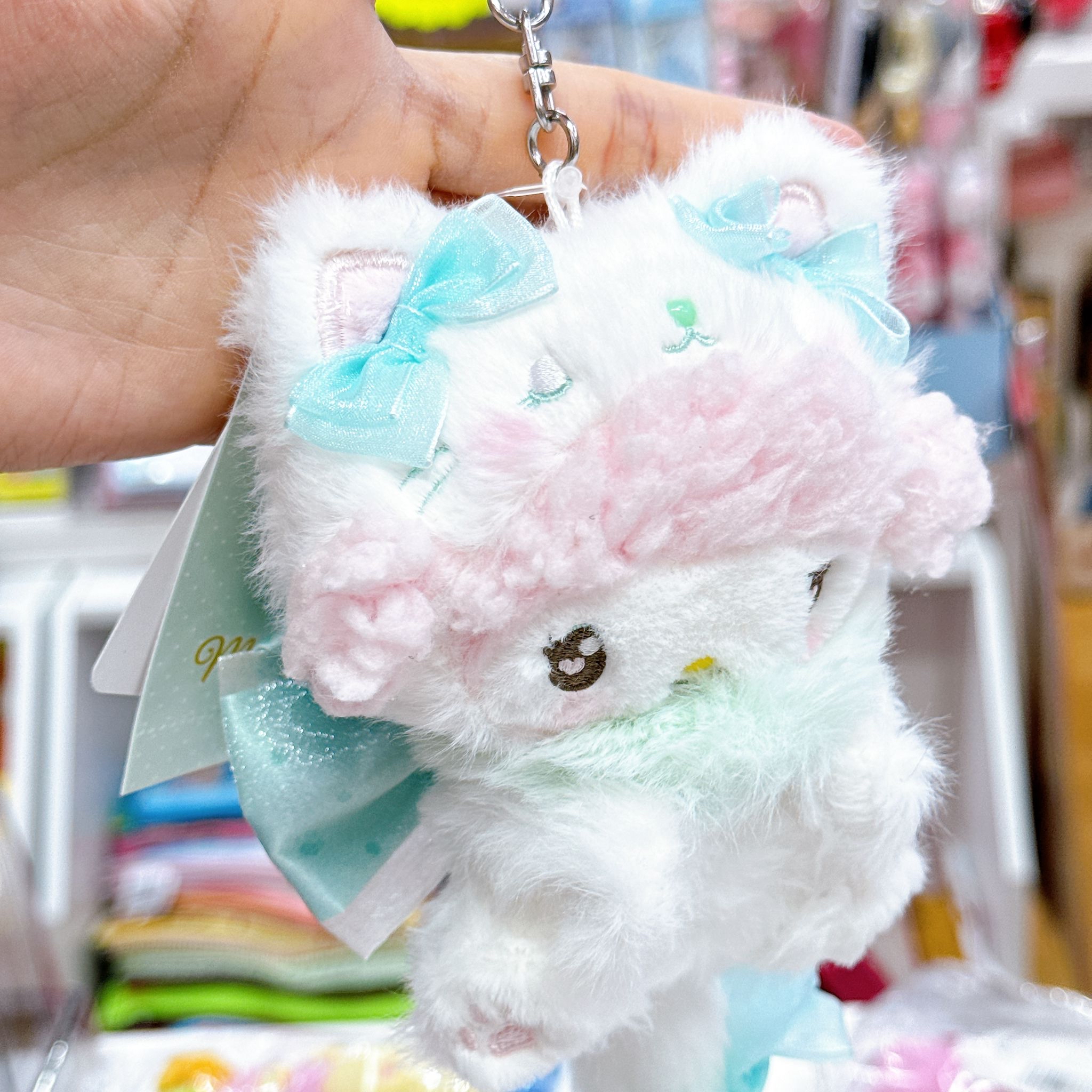 日本直送日本版白色貓咪系列公仔掛飾