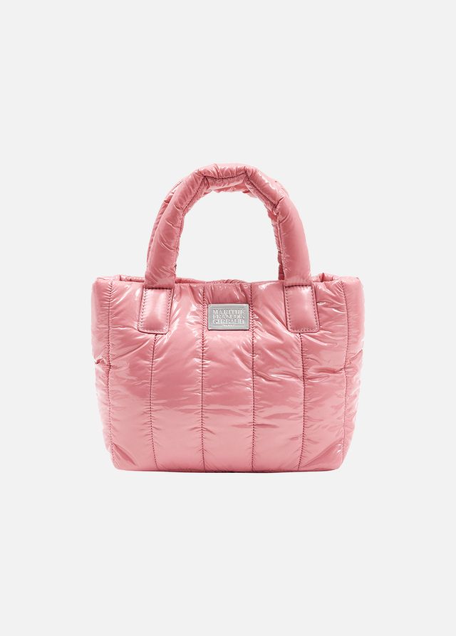 MARITHE★[正規品] 韓国大人気 CLASSIC LOGO GLOSSY PADDING BAG Marithe CLASSIC LOGO GLOSSY PADDING BAG pink | KAZUE