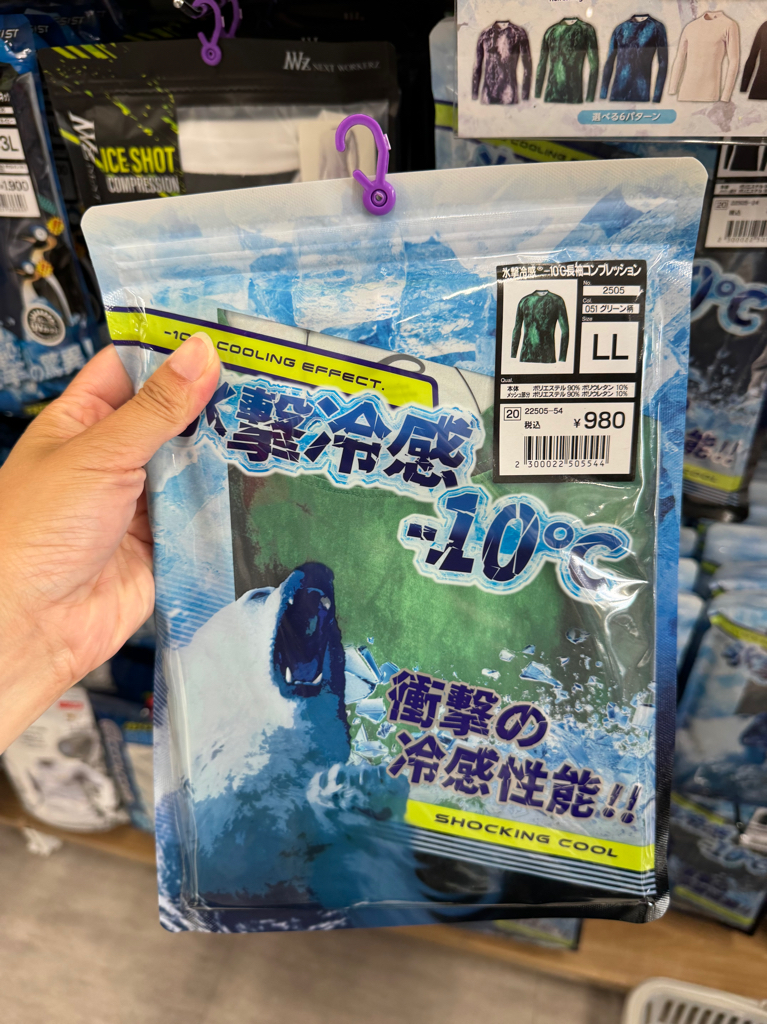 ✨連線商品需補運費✨Workman Grade5 冰擊冷感-10度長袖內衣