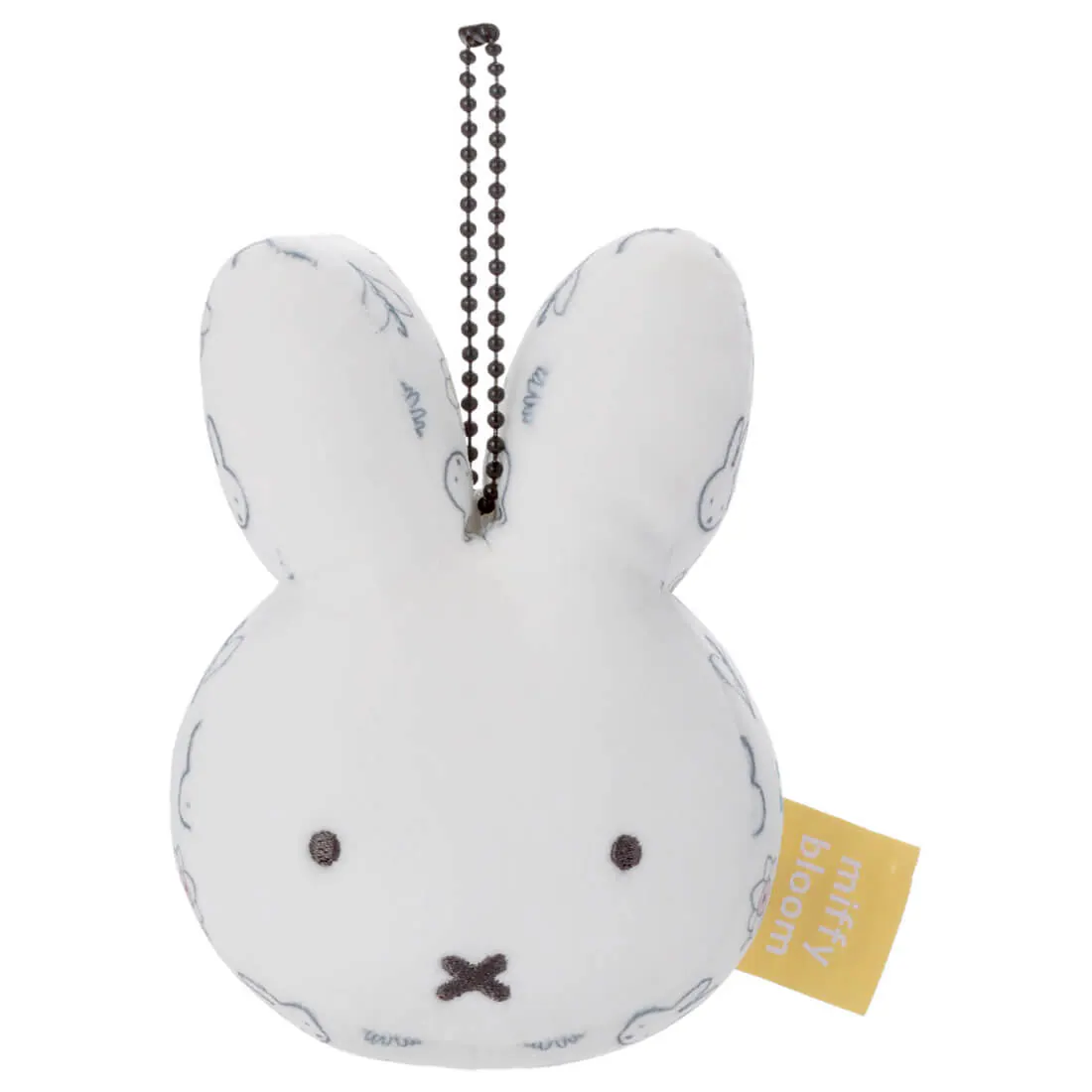 miffy bloom Mocchi-Mocchi-Style 白色 兔頭 keychain 