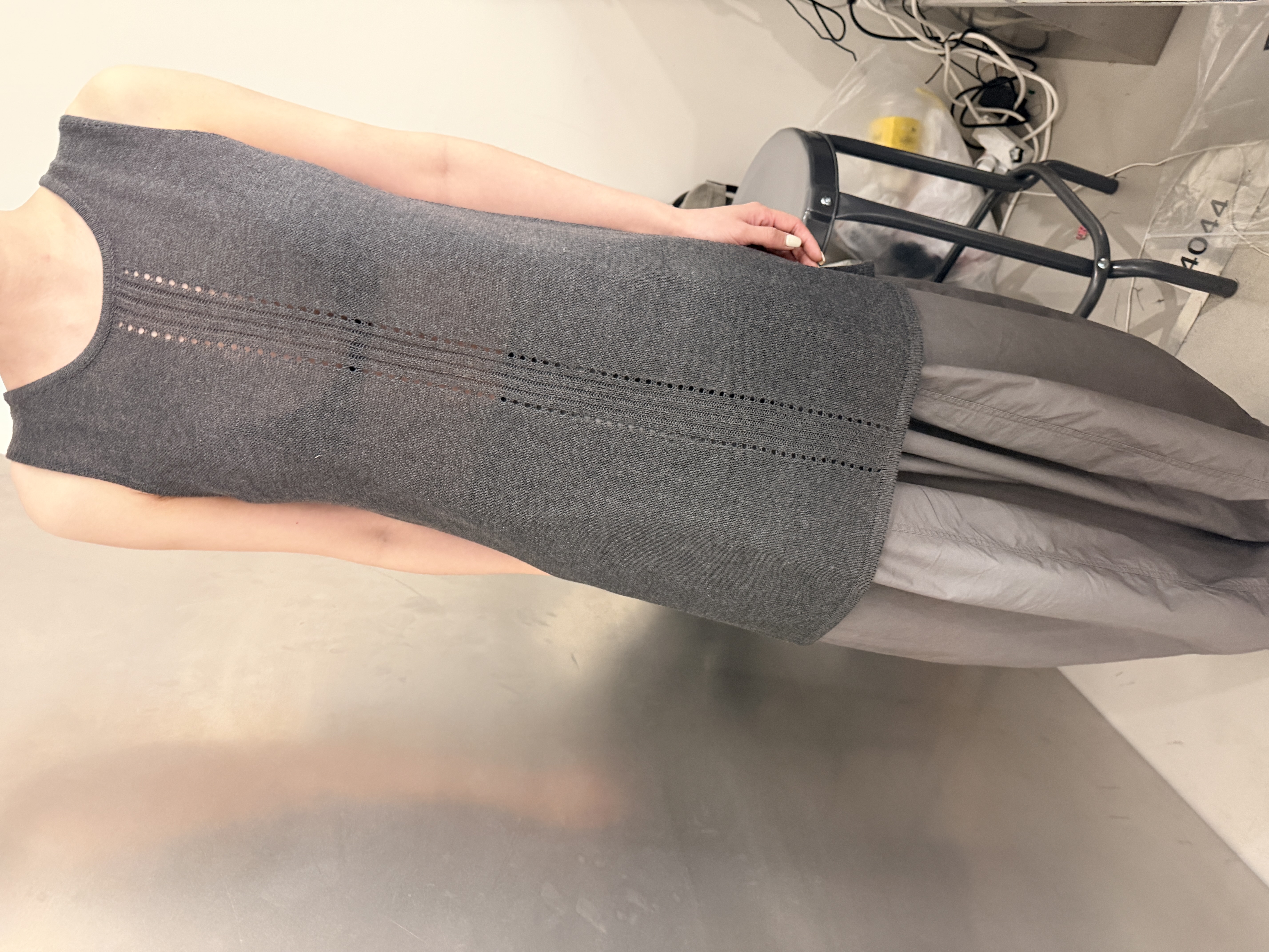Knit vest dress