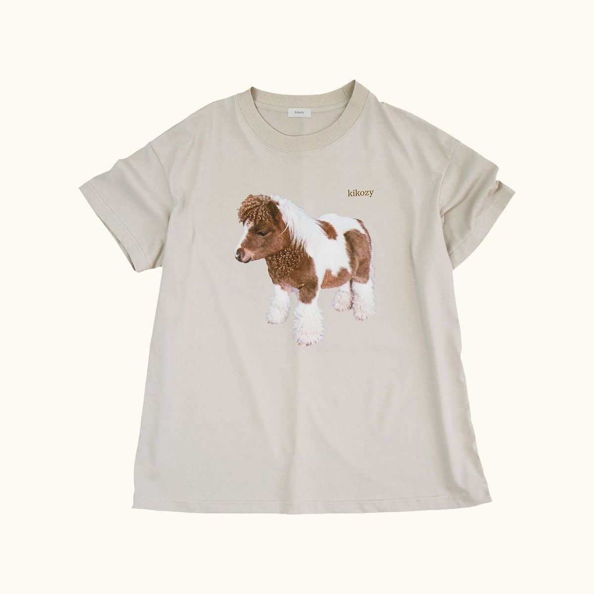 [kikozy] UNI Archive Pace Apple Short Sleeve T-shirt (3種)