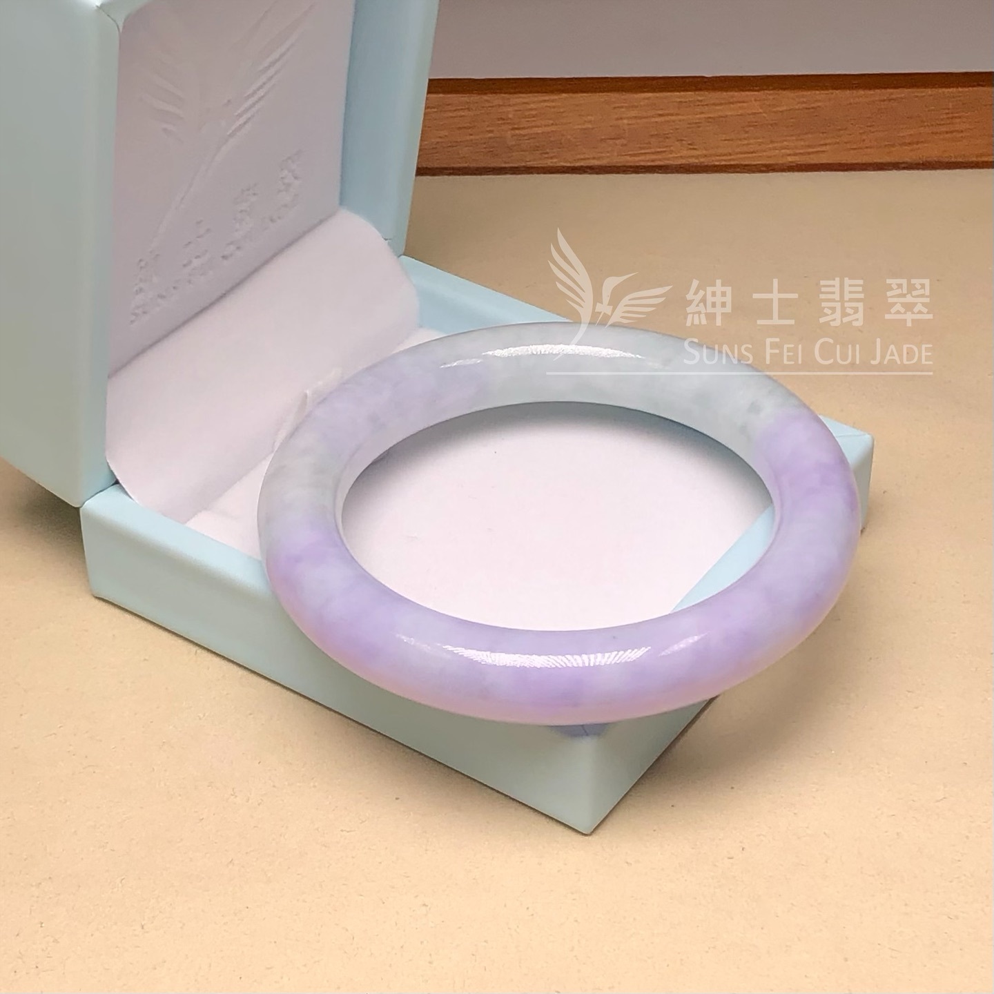 木那藍紫春彩圓鐲57.2mm