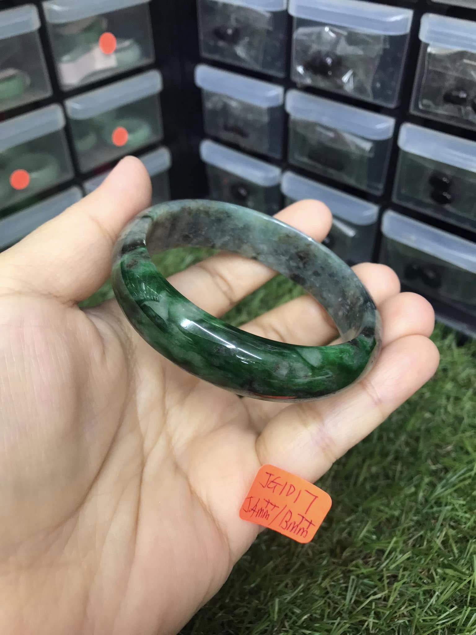 Jade sale bangle 70mm