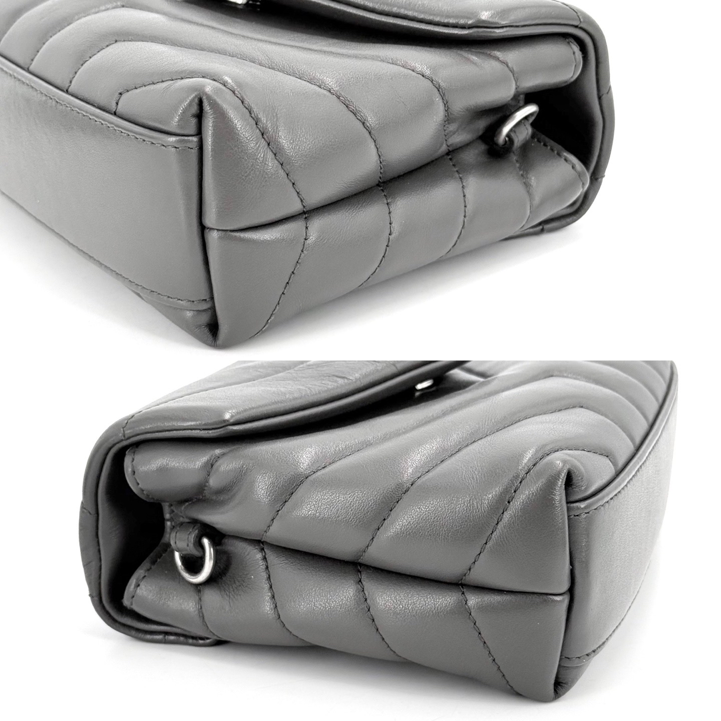 【預訂貨品】YSL 灰色豆腐包