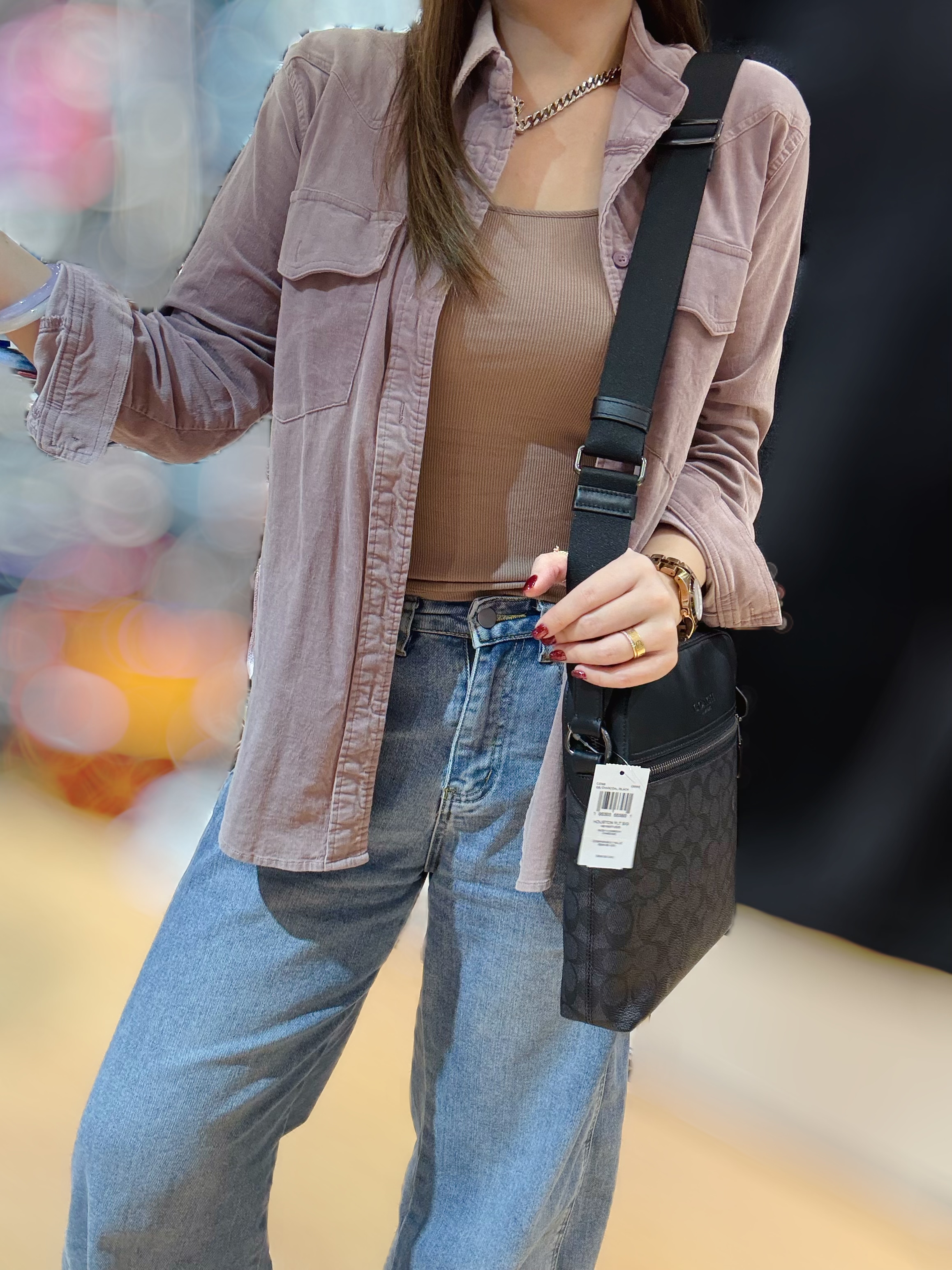 Coach flight bag blk/m