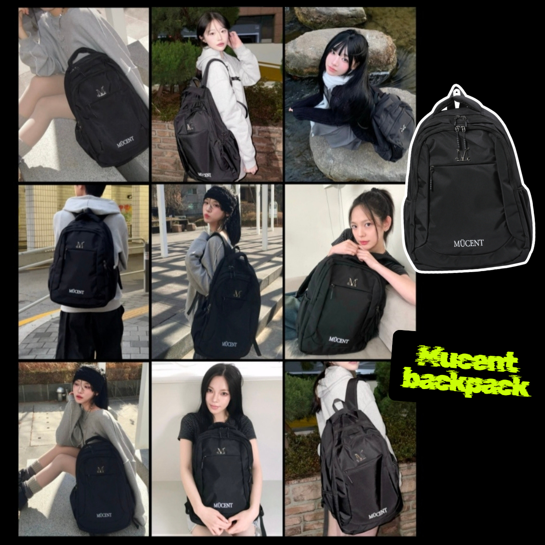 MUCENT Mikey Metal Logo Backpack