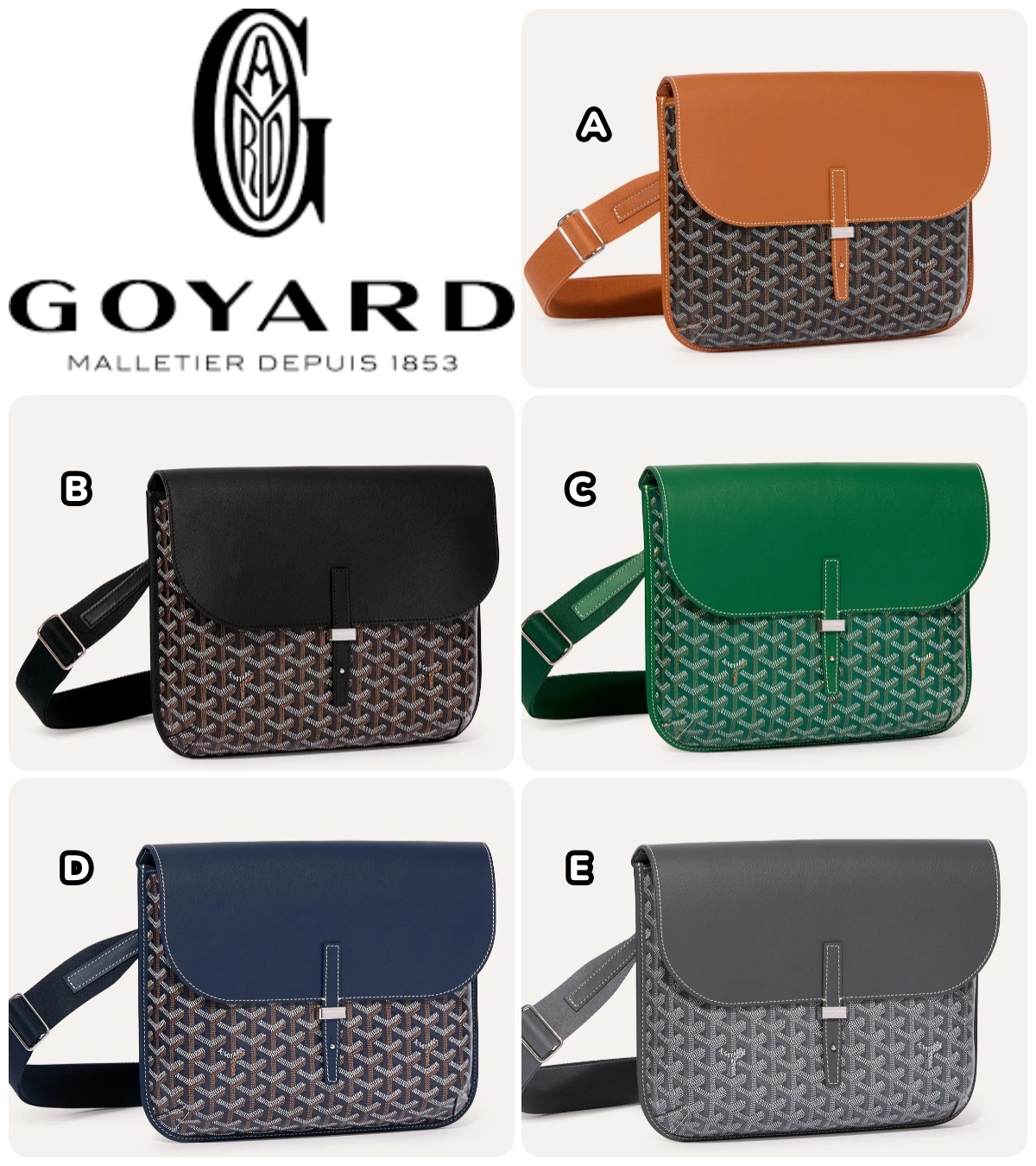 GOYARD Coursier Messenger bag