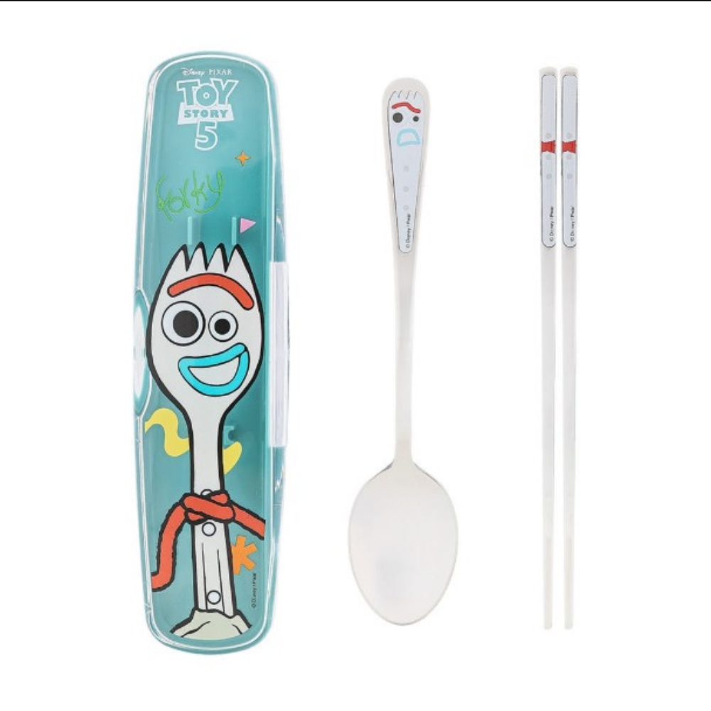 【預訂】韓國直送 反斗奇兵 Toy Story 5 小叉 Forky 餐具3件套