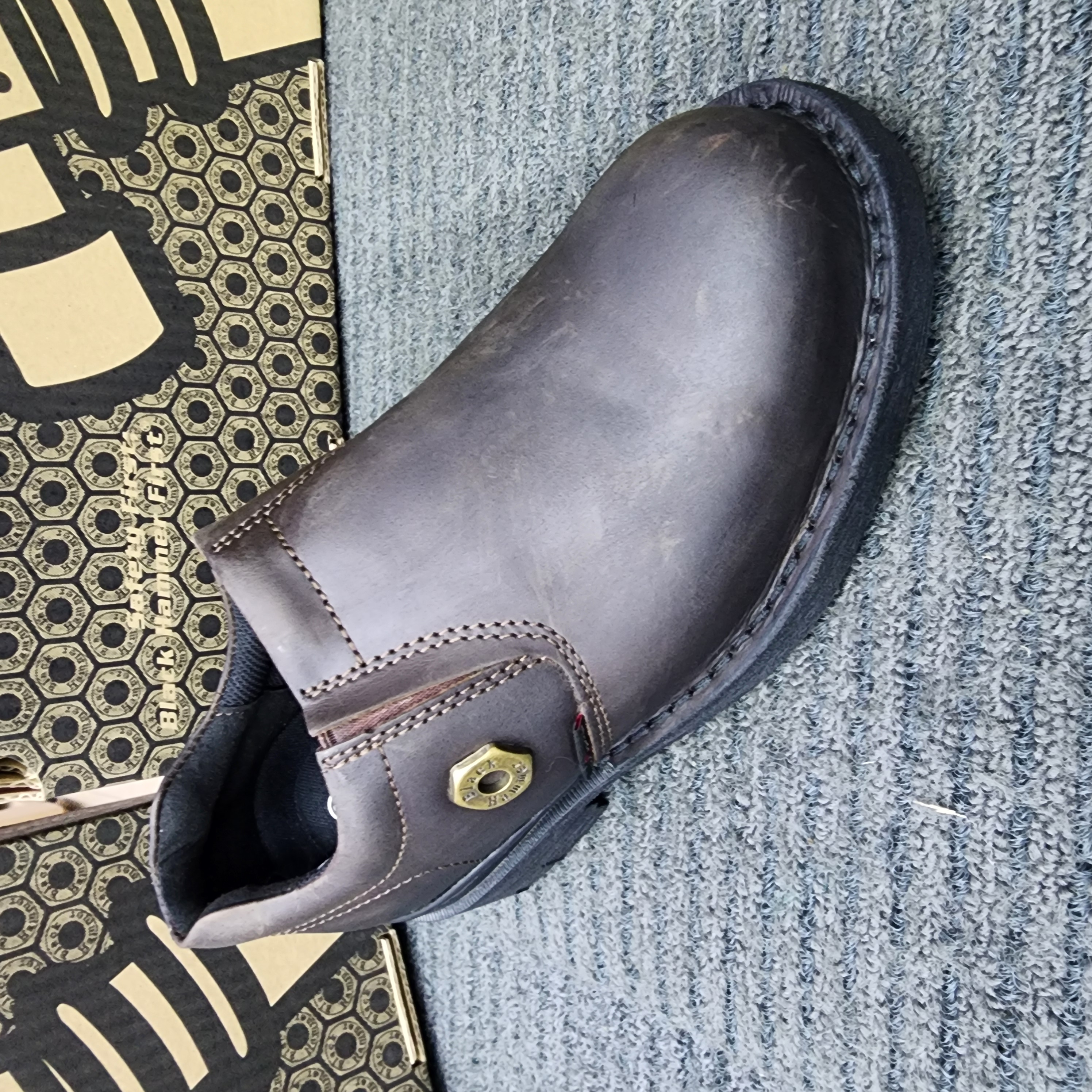 Black Hammer 4000 BH 4659 Series Low cut Slip on Safety Shoes Kasut Keselamatan