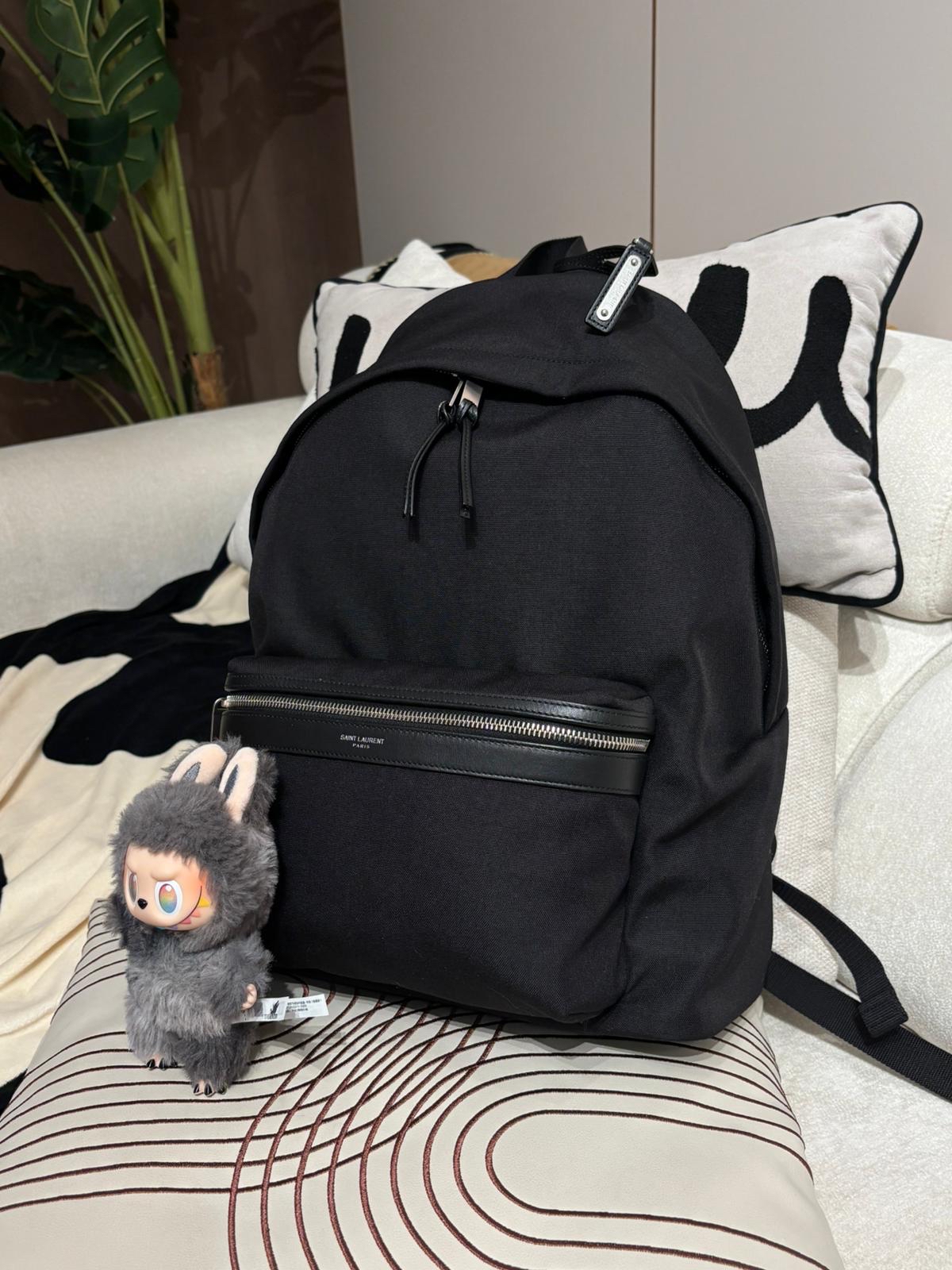 SAINT LAURENT nylon city backpack ysl 背囊 100%Authentic ,98%new✅Dust bag  