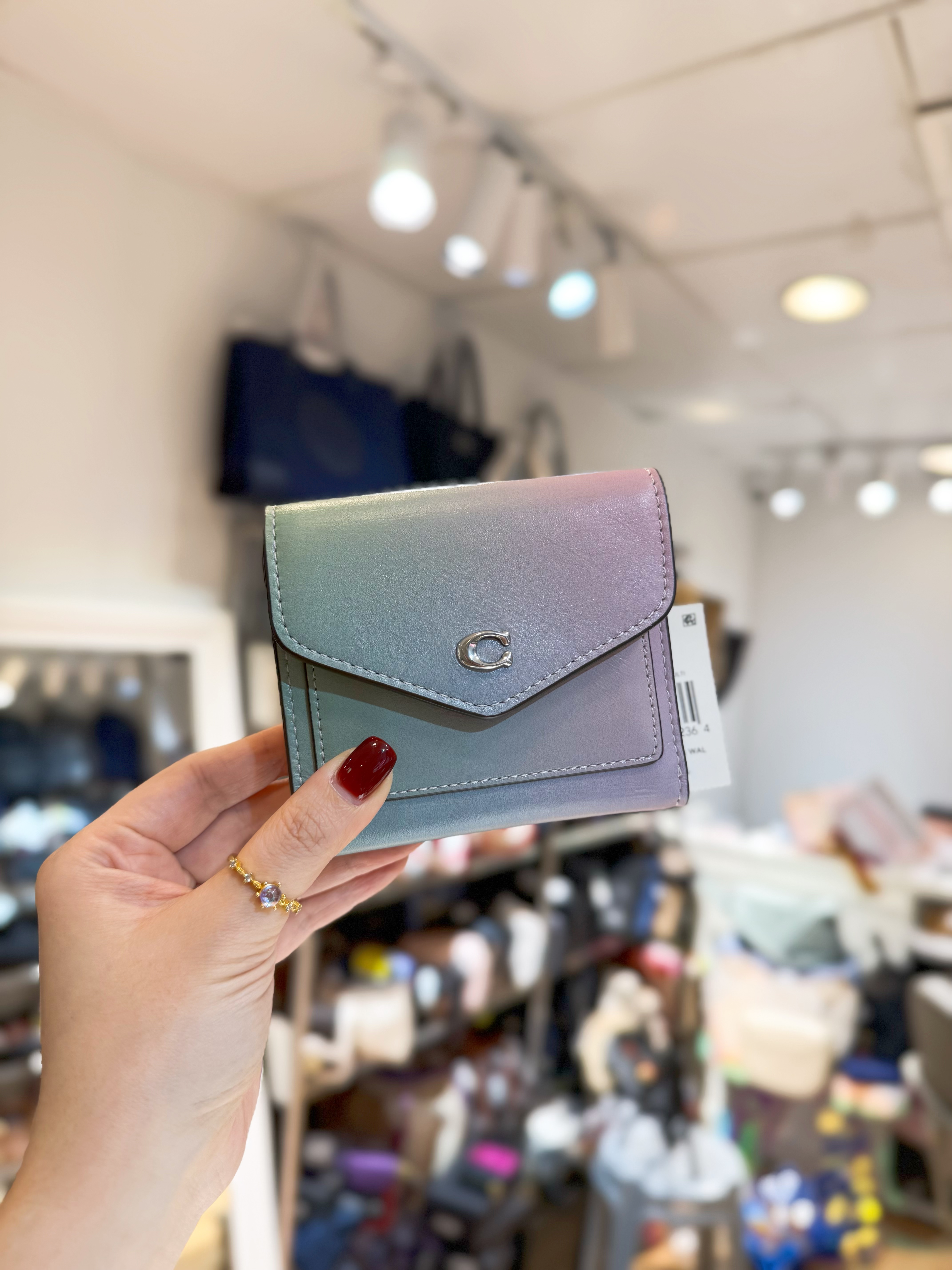 Coach Wyn wallet unicorn 