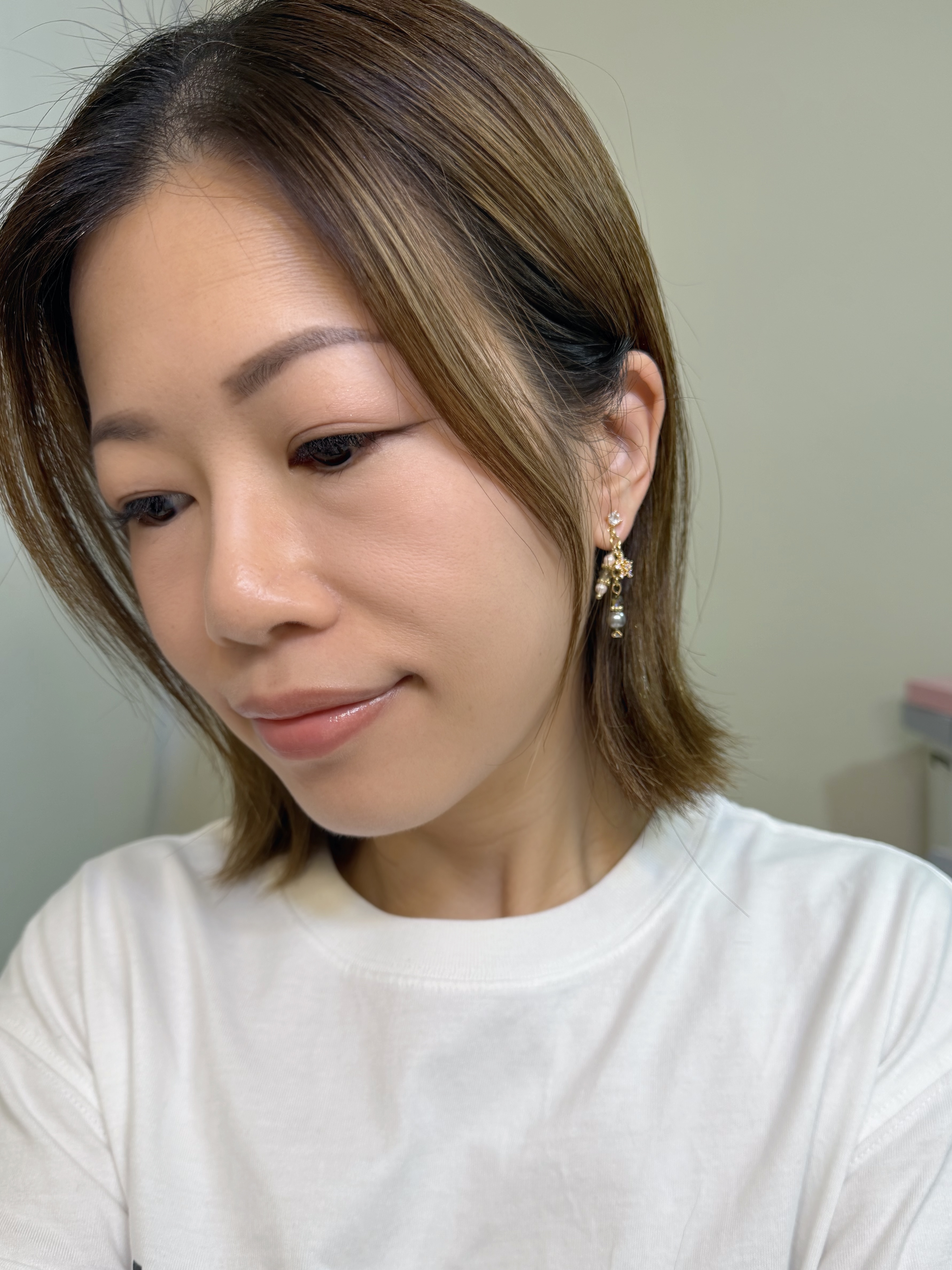 星閃閃耳環系列 - 閃鑽長鏈流星款 *現貨