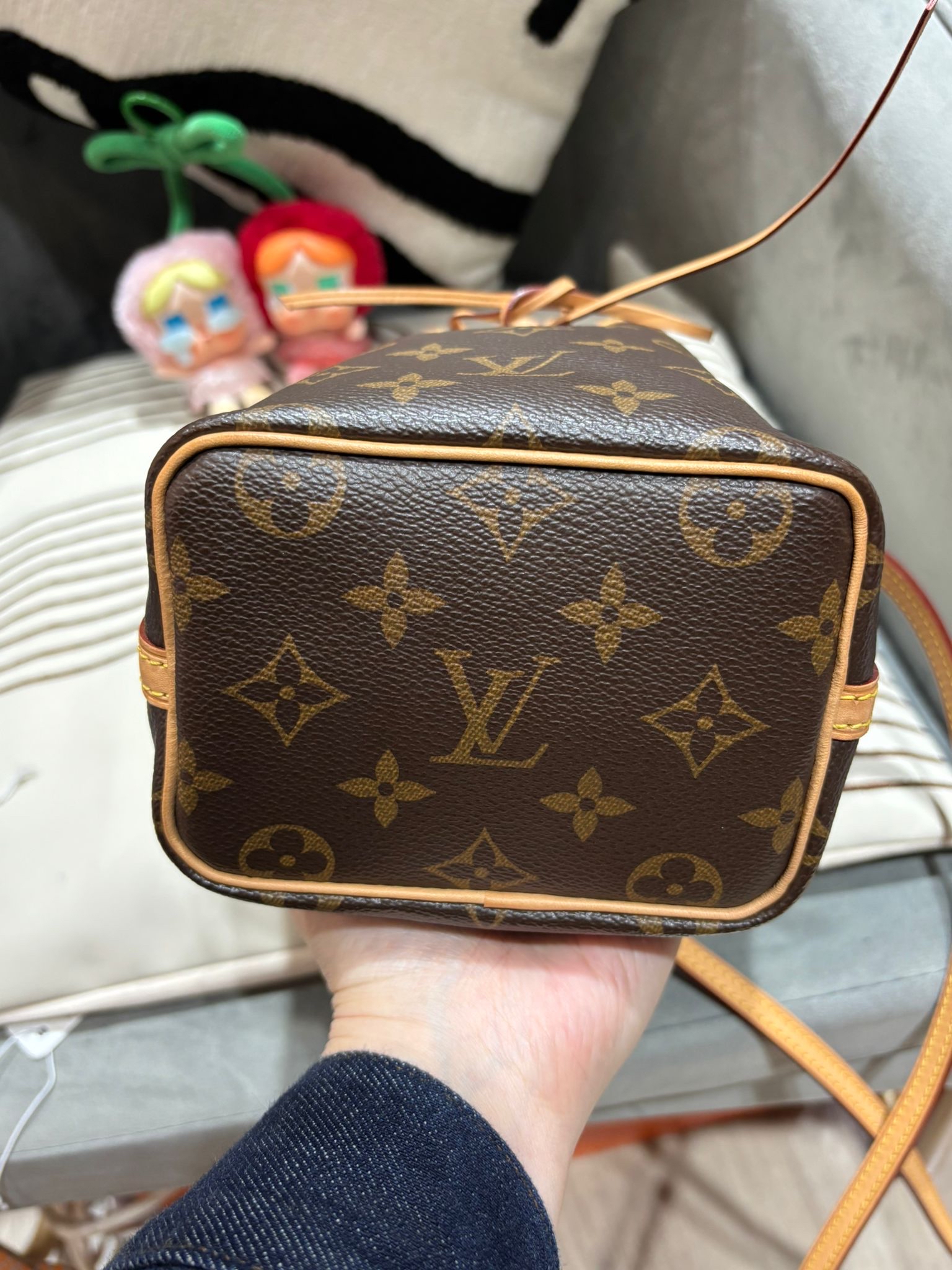 Lv NANO NOE monogram bucket Shoulder Bag M41346 100%Authentic ,98%new ✅dust bag 