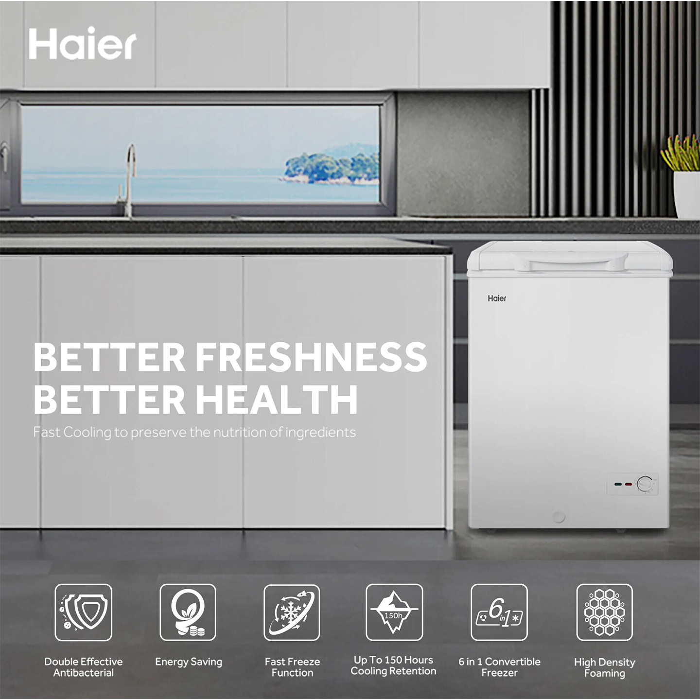 Haier 103L Chest Freezer (BD-138HME)