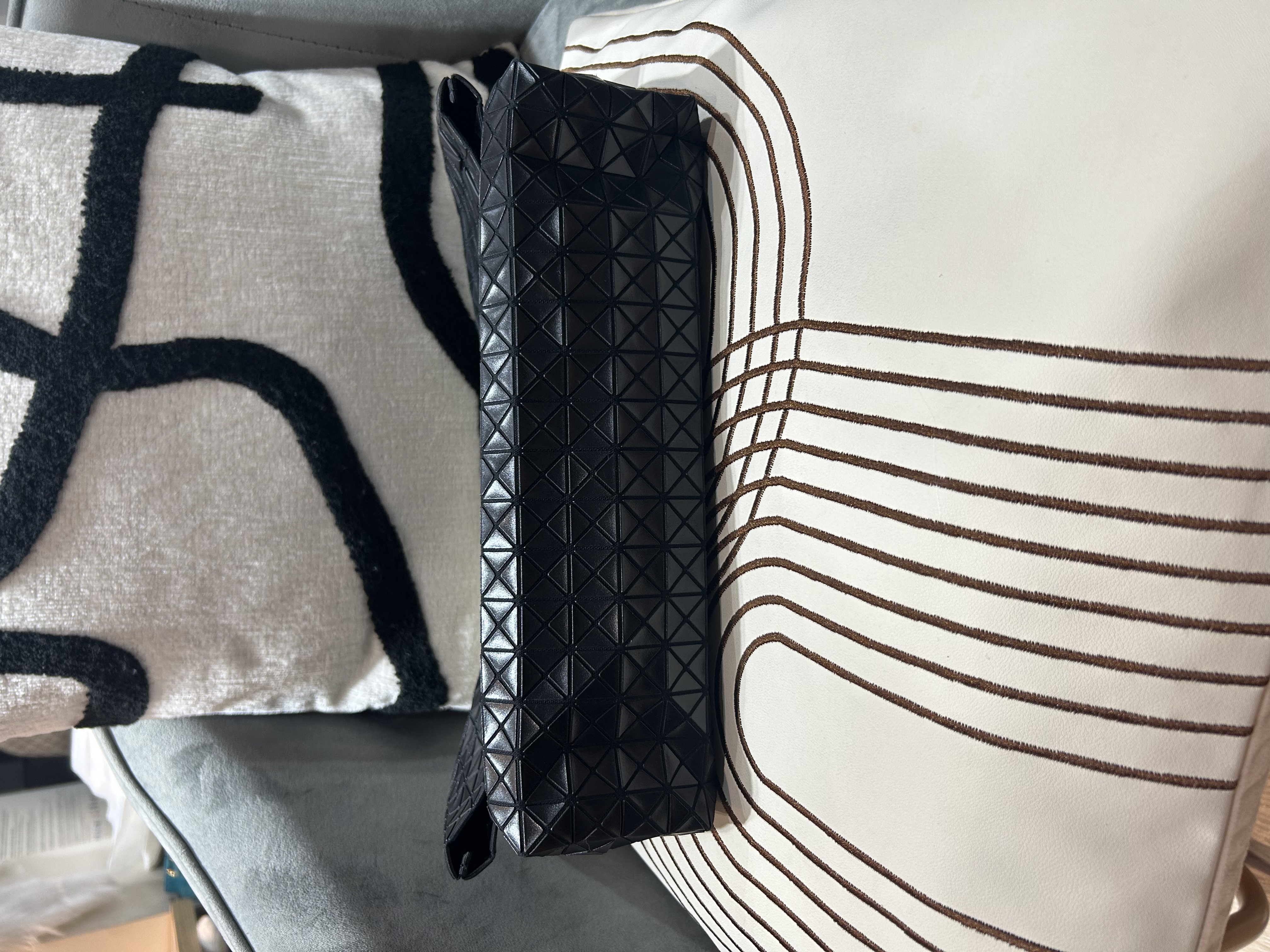 Issey Miyake Bao Bao Fold Clutch Bag Black pouch 100%Authentic, 98%New