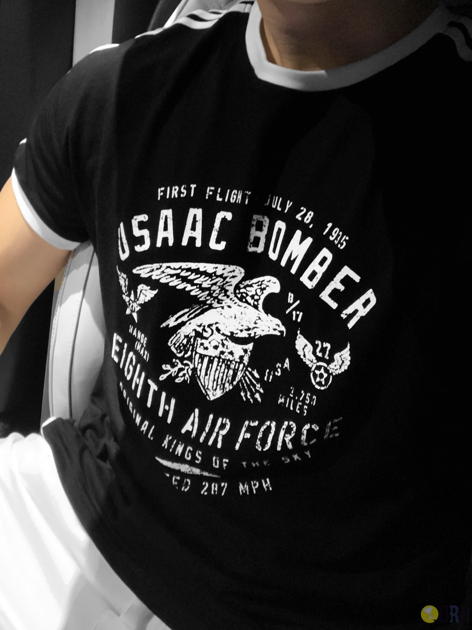 【100%保證韓國直送】Millet Track 美式復古鷹圖騰雙條紋拼色修身短Tee 👕 [5 color] RL115157