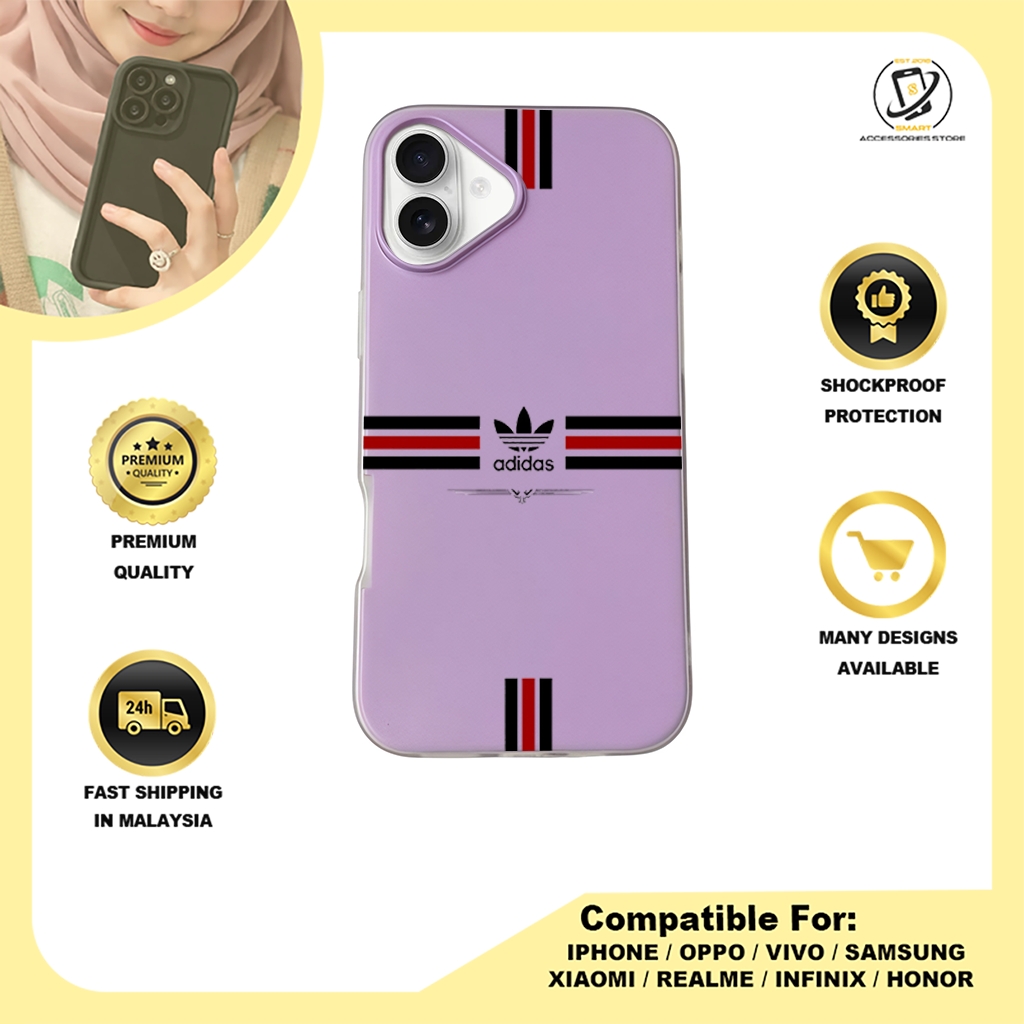 JELLY CASE PHONE FOR IPHONE - DESIGN ADIDAS B