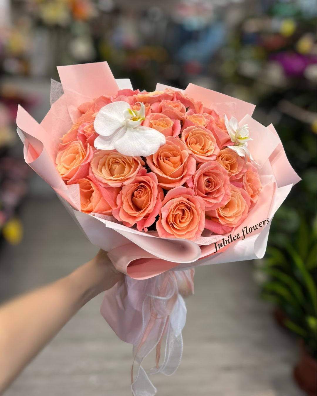 朱小姐玫瑰花束 (Miss Piggy Rose）