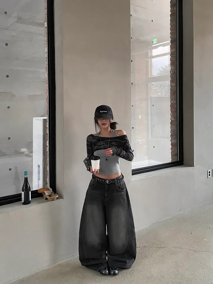 Camo Halterneck Layered Crop