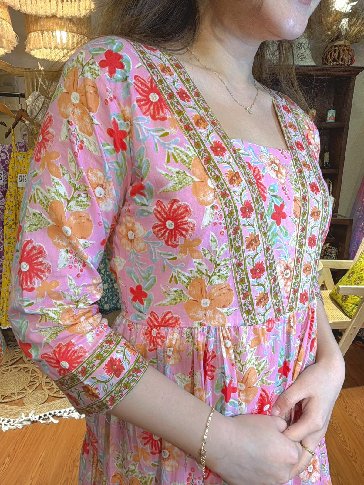 2161 Pink Fafa 3 layers With fafa Edge 47"