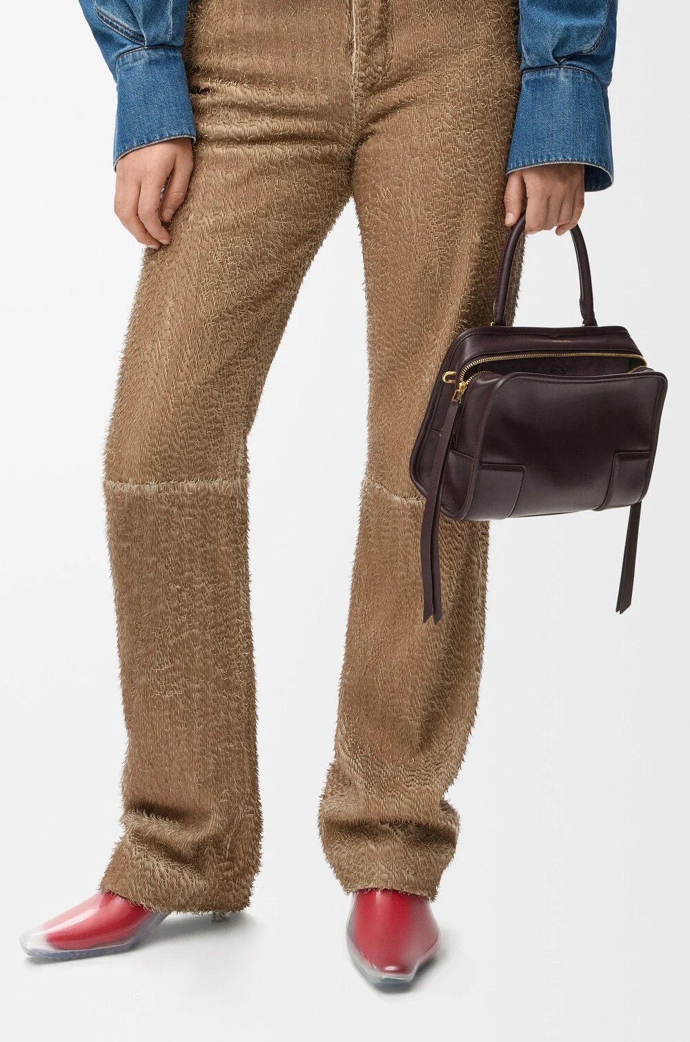 Loewe 女士 小号Amazona单肩包均码码小号、24.5cm*10cm*18.5cm 